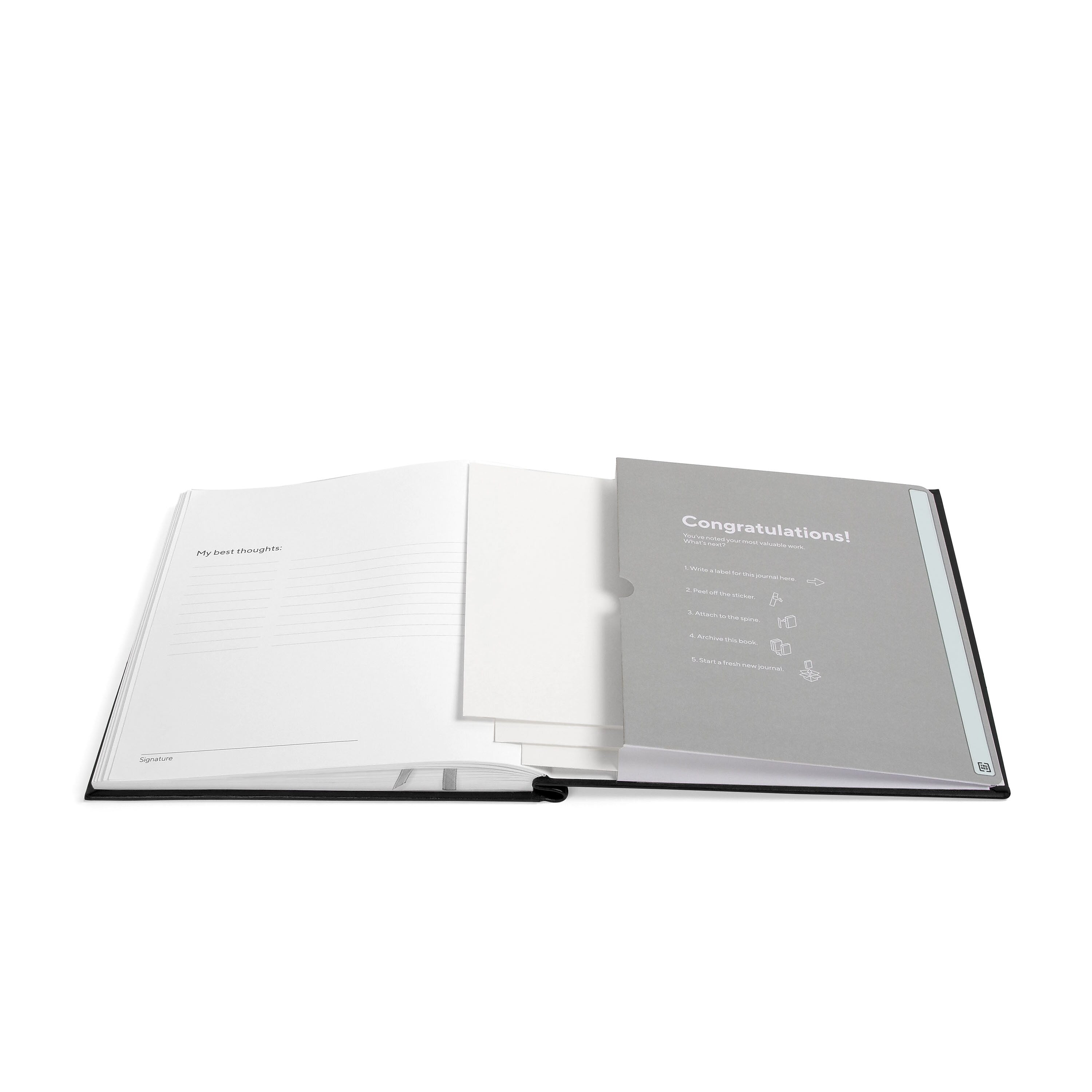 TRU RED™ Square Explore Journal, Dotted, Black