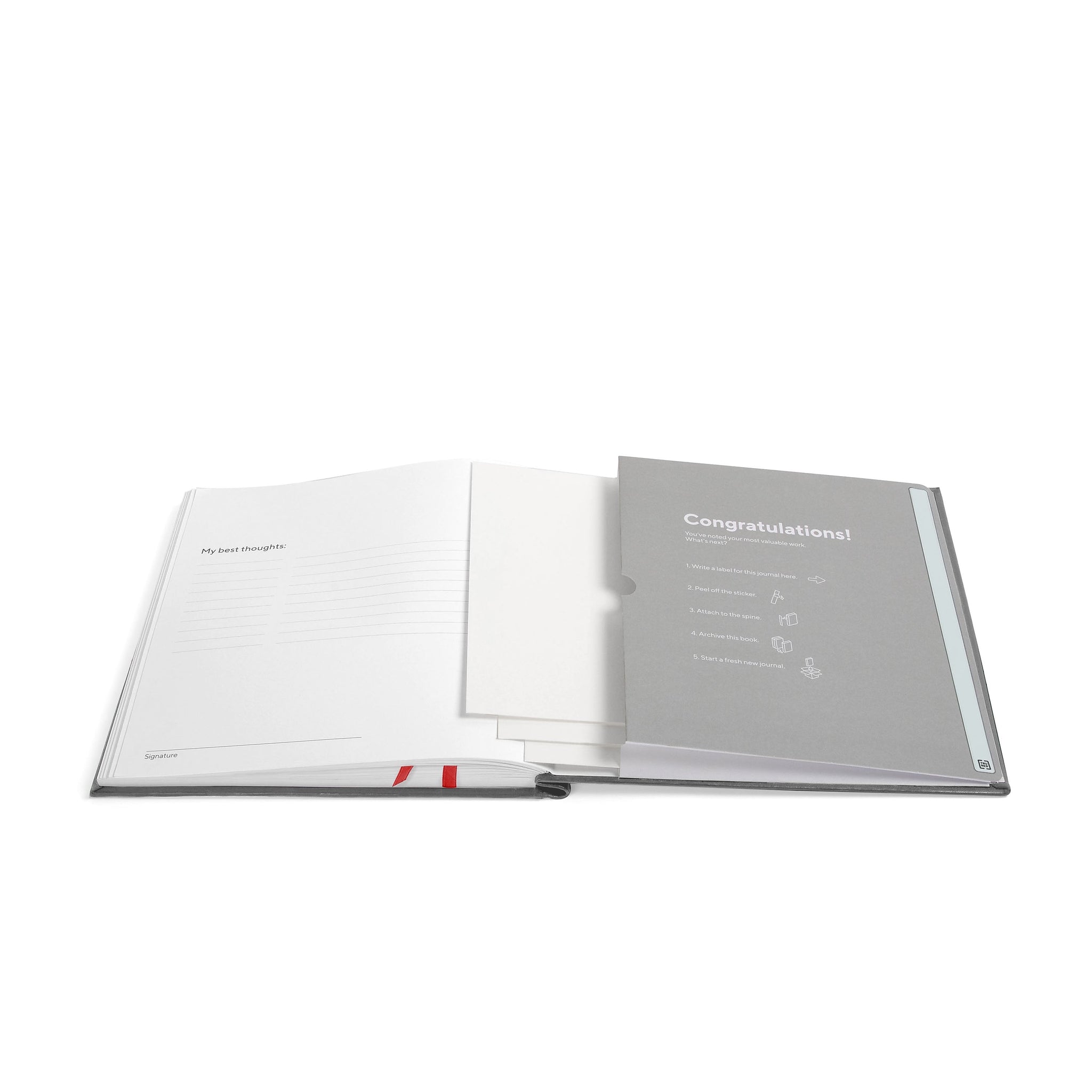 TRU RED™ Square Explore Journal, Dotted, Gray