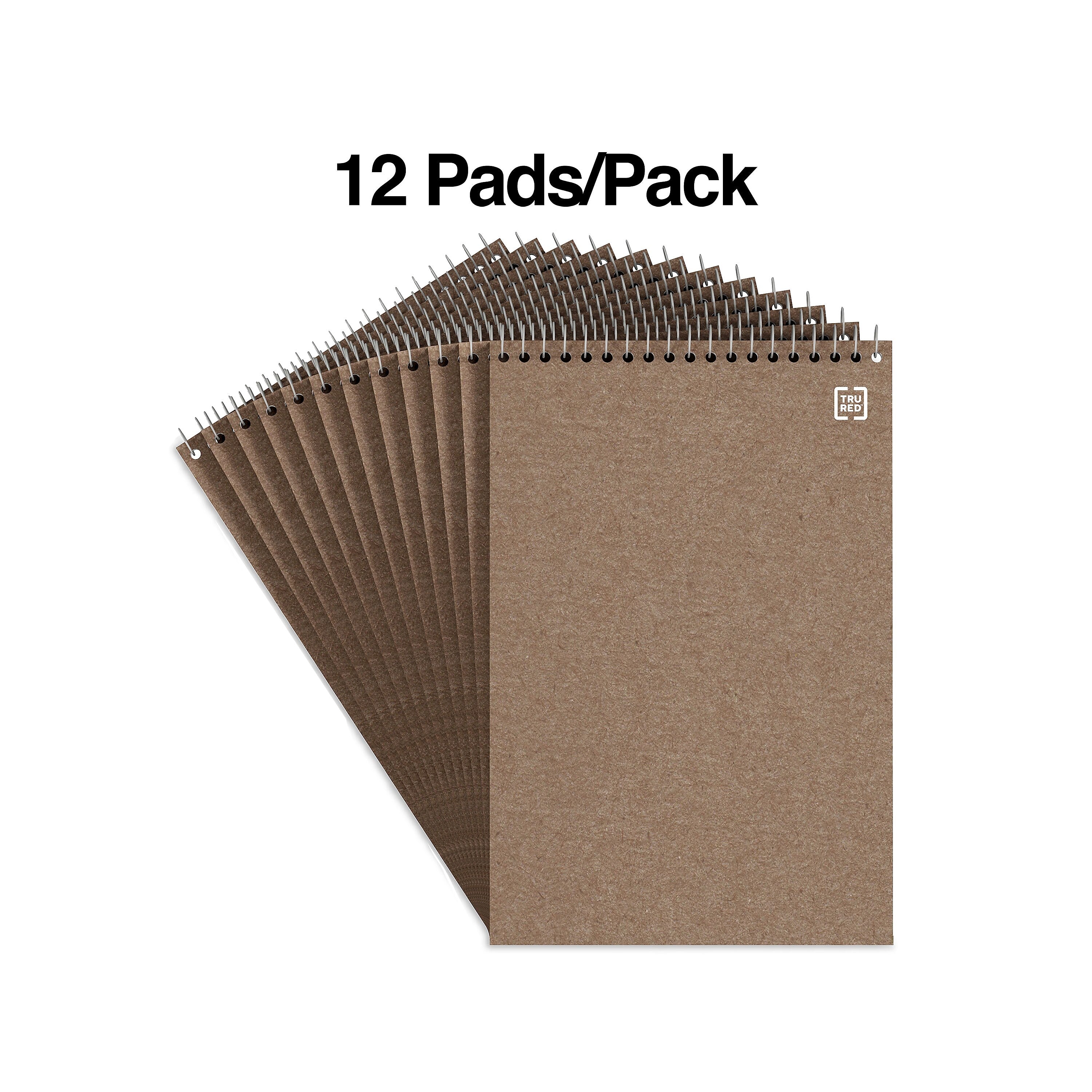 TRU RED™ Steno Pad, 6