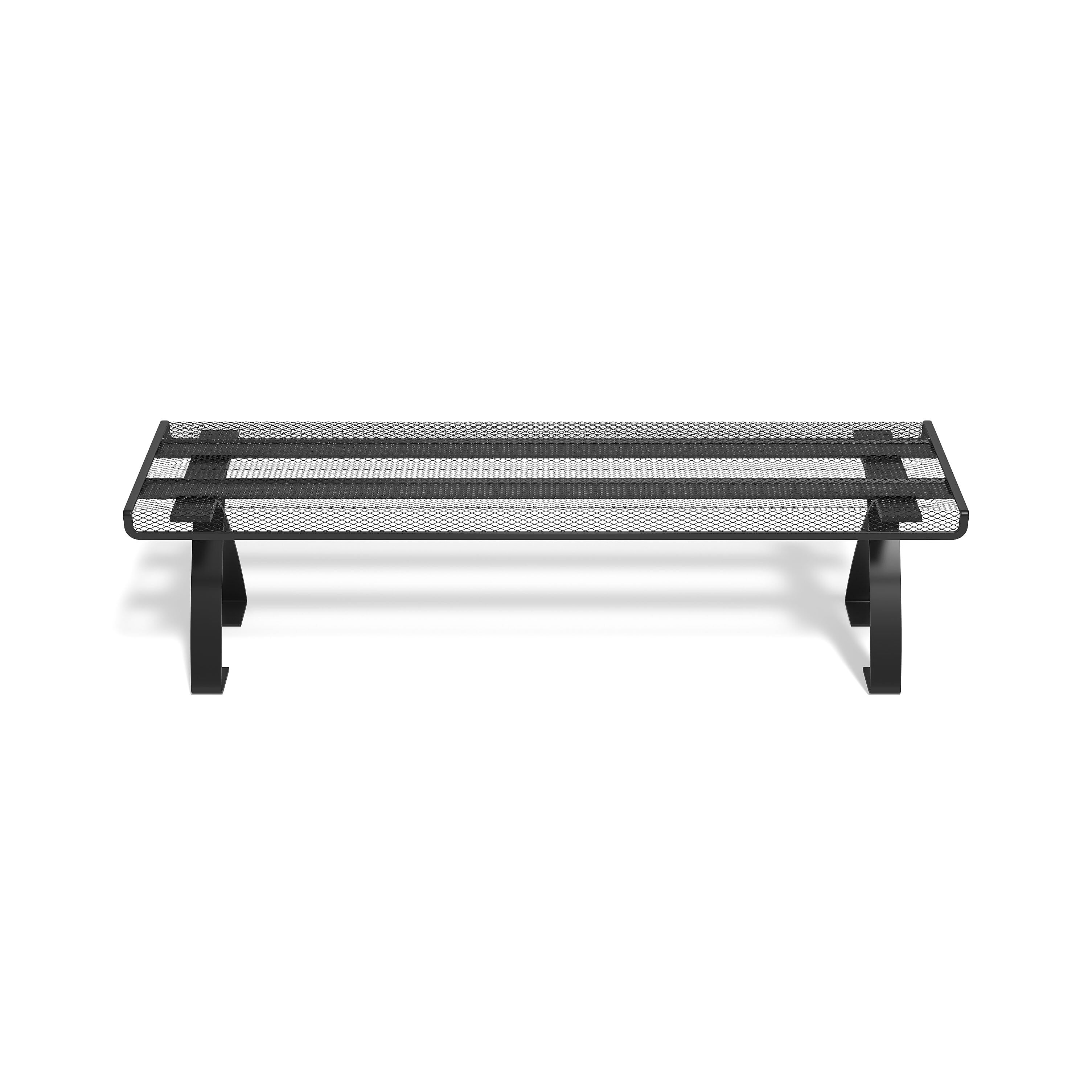 TRU RED™ Wire Mesh Desktop Shelf, Matte Black