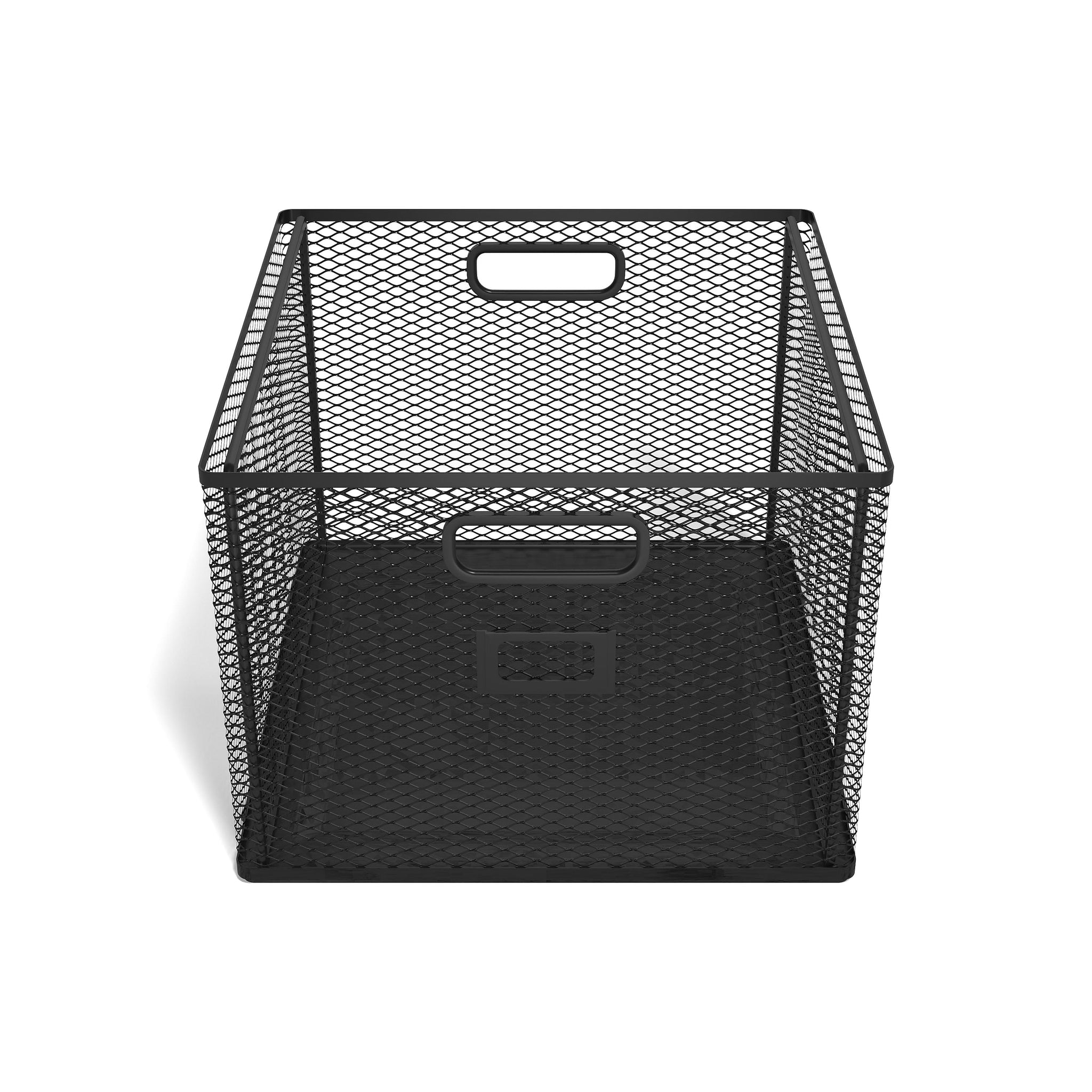 TRU RED™ Wire Mesh File Organizer, Matte Black