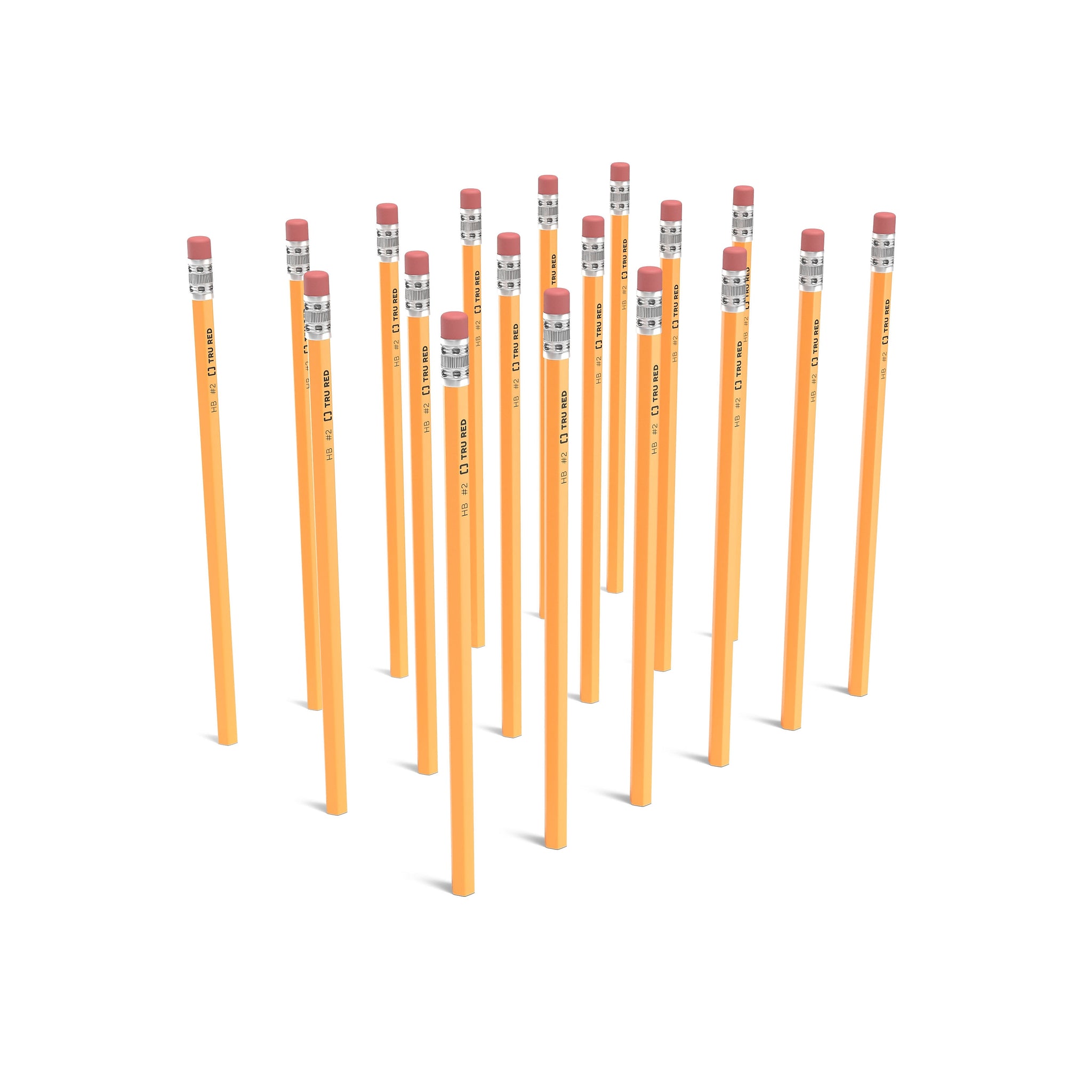 TRU RED™ Wooden Pencil, 2.2mm, #2 Medium Lead, 48/Pack