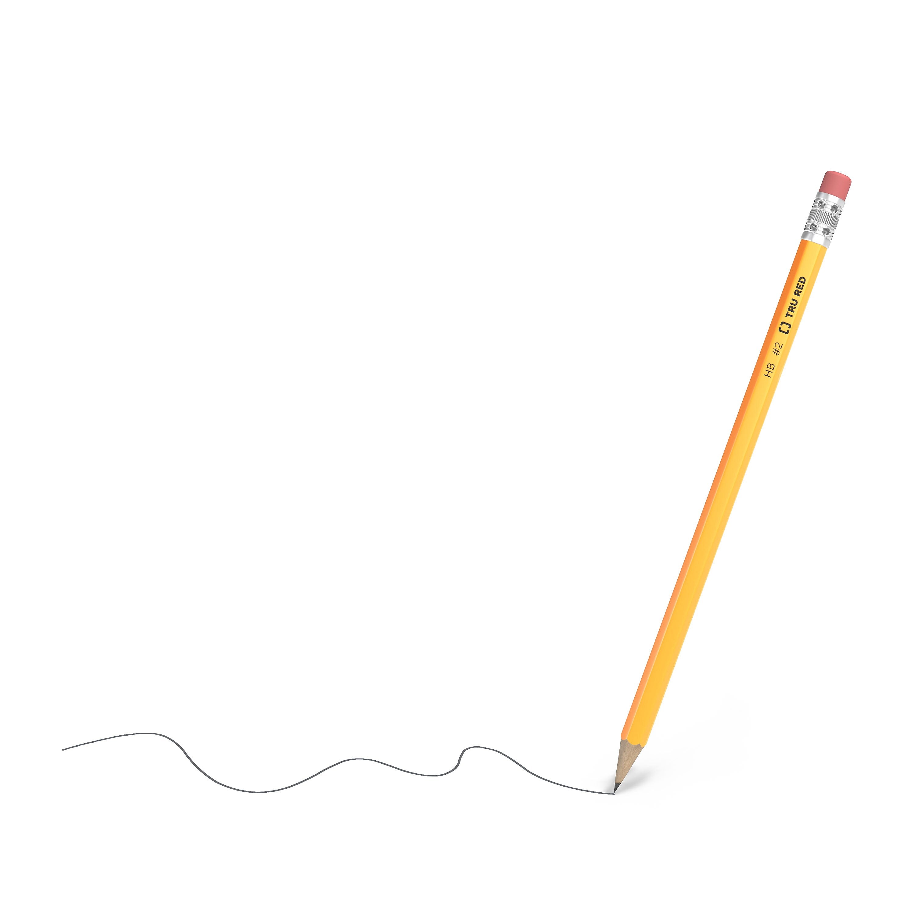 TRU RED™ Wooden Pencil, 2.2mm, #2 Medium Lead, 48/Pack