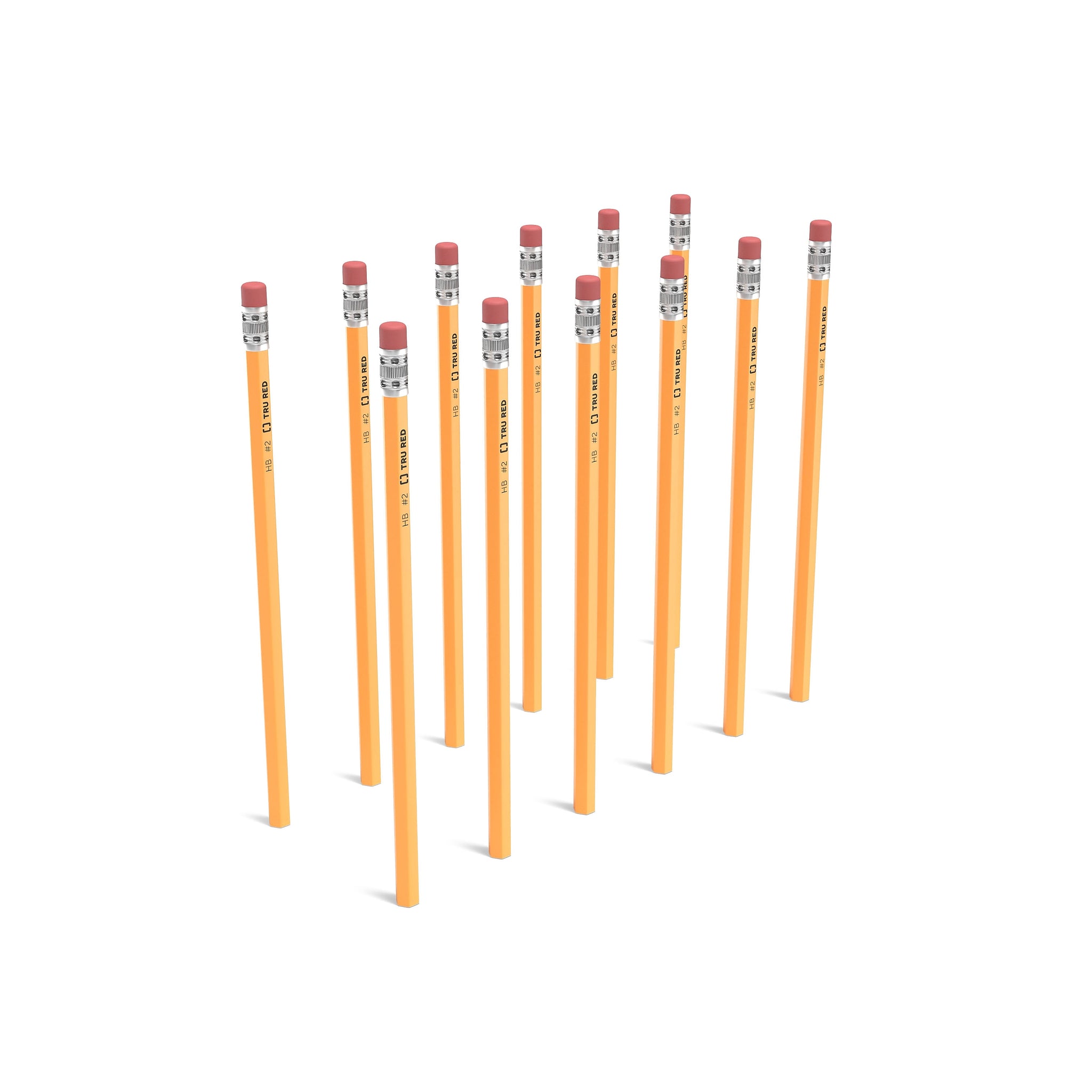 TRU RED™ Wooden Pencil, 2.2mm, #2 Medium Lead, 72/Pack
