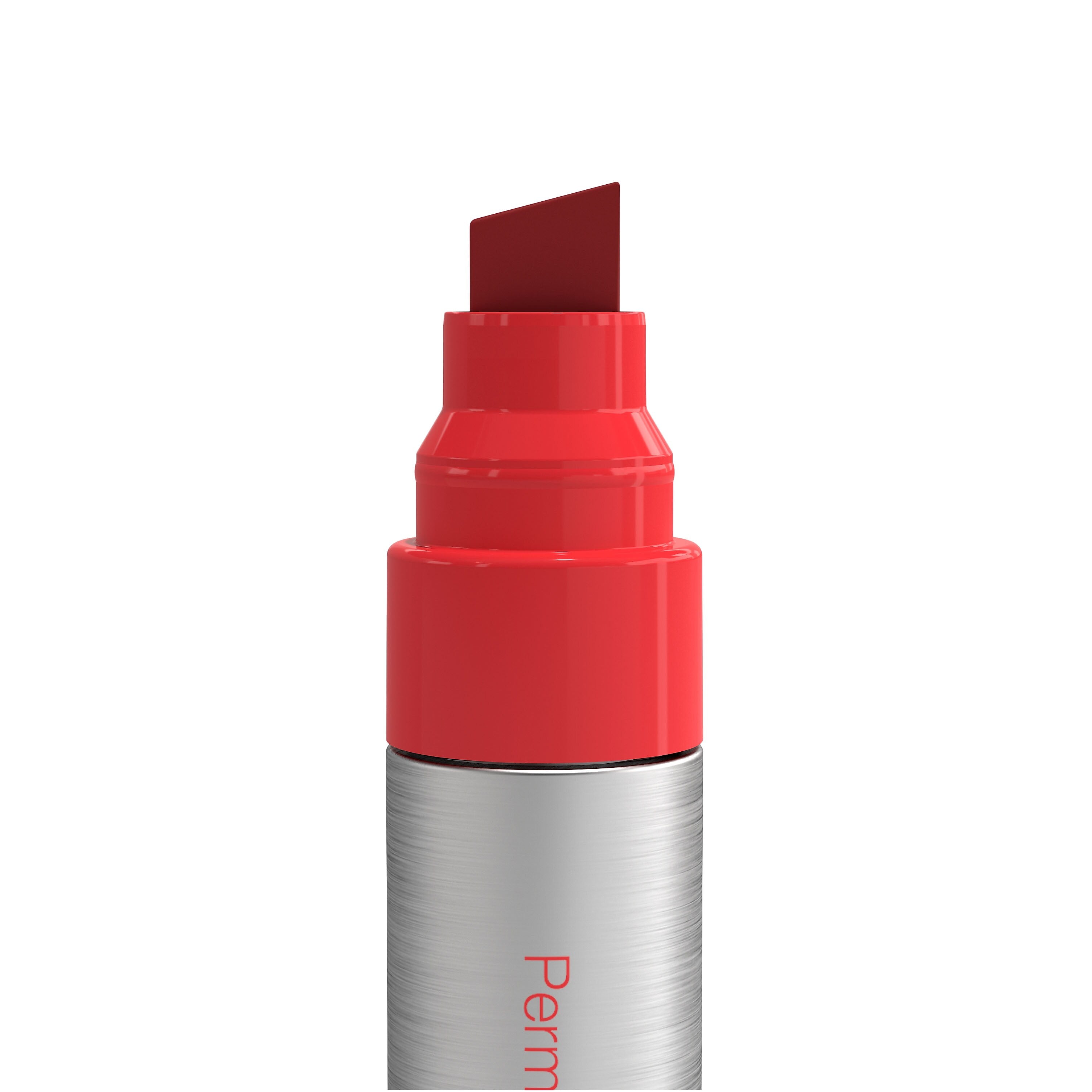 TRU RED™ XL Tank Permanent Marker, Chisel Tip, Red