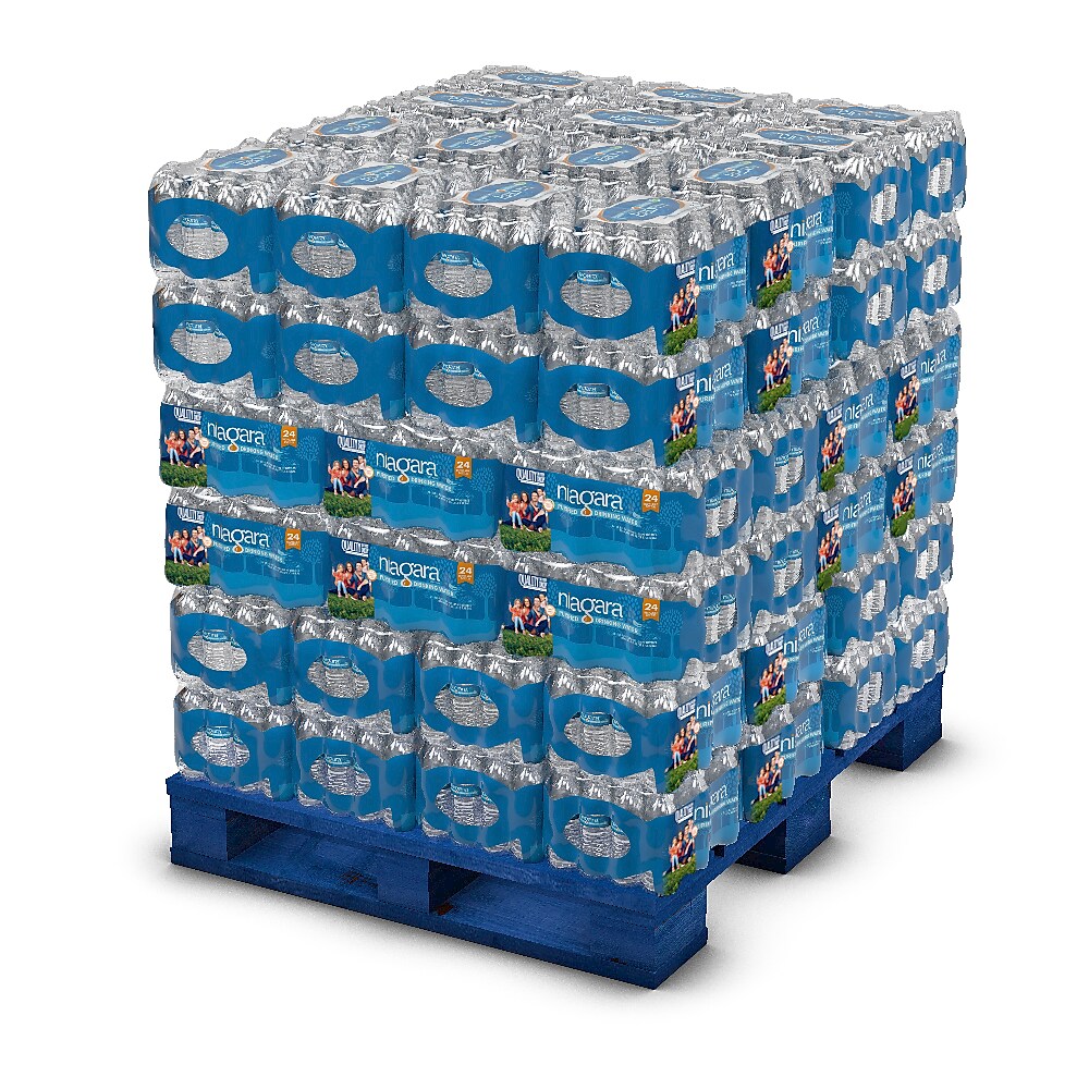 True Clear™ Purified Bottled Water, 16.9 fl oz Bottles, 24 Bottles/Case, 84 Cases/Pallet