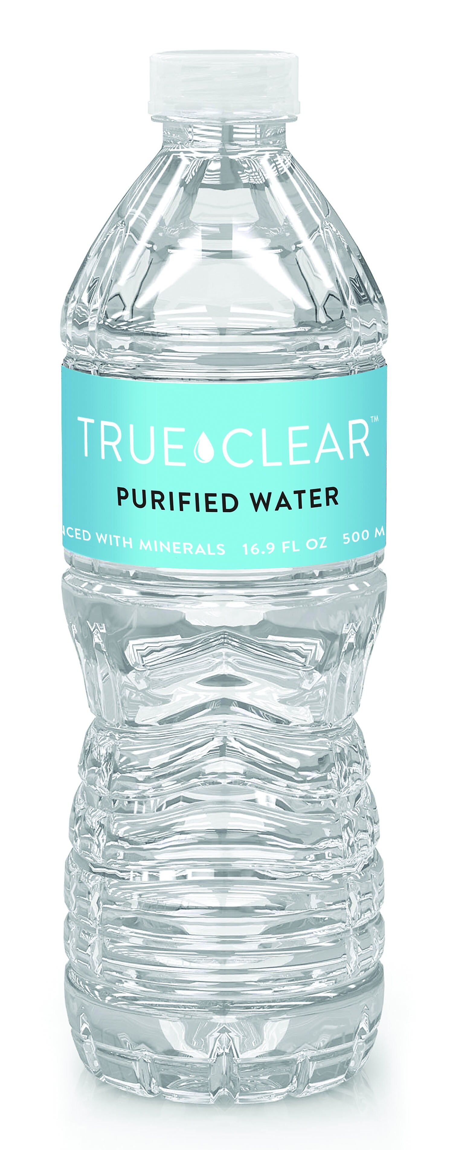 True Clear™ Purified Bottled Water, 16.9 fl. oz. Bottles, 24/Carton