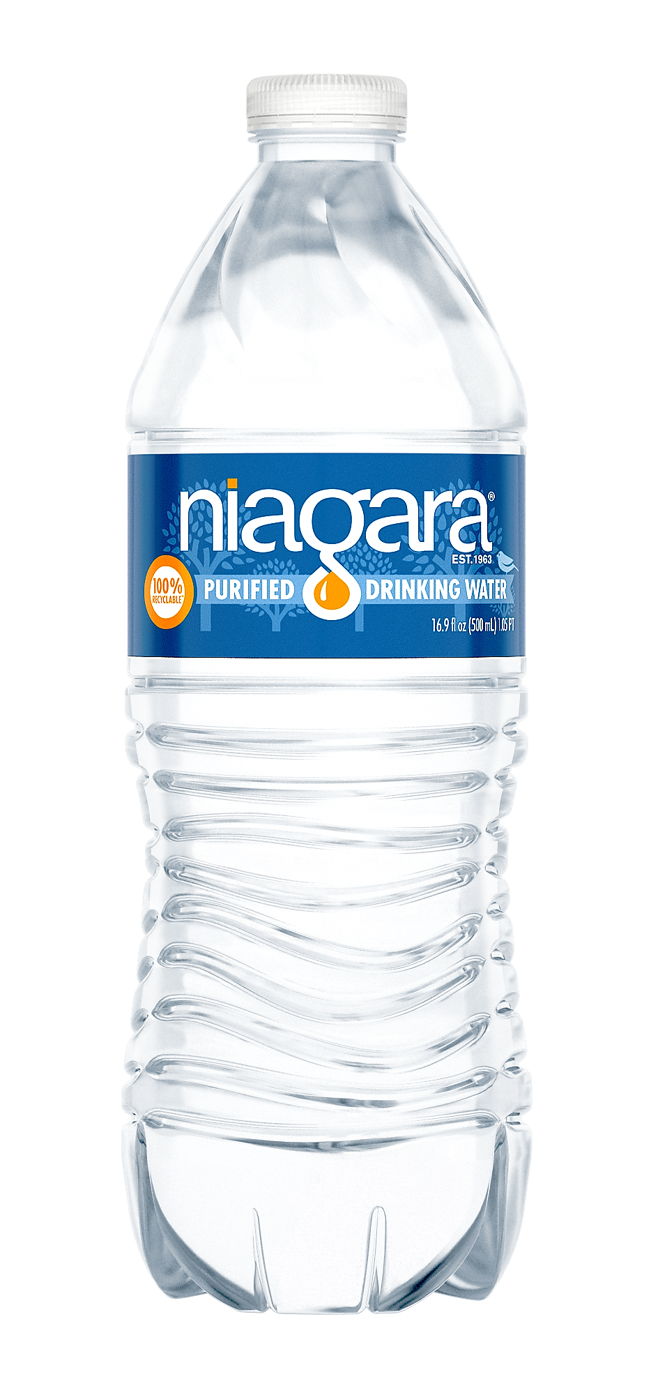 True Clear™ Purified Bottled Water, 16.9 fl. oz. Bottles, 24/Carton
