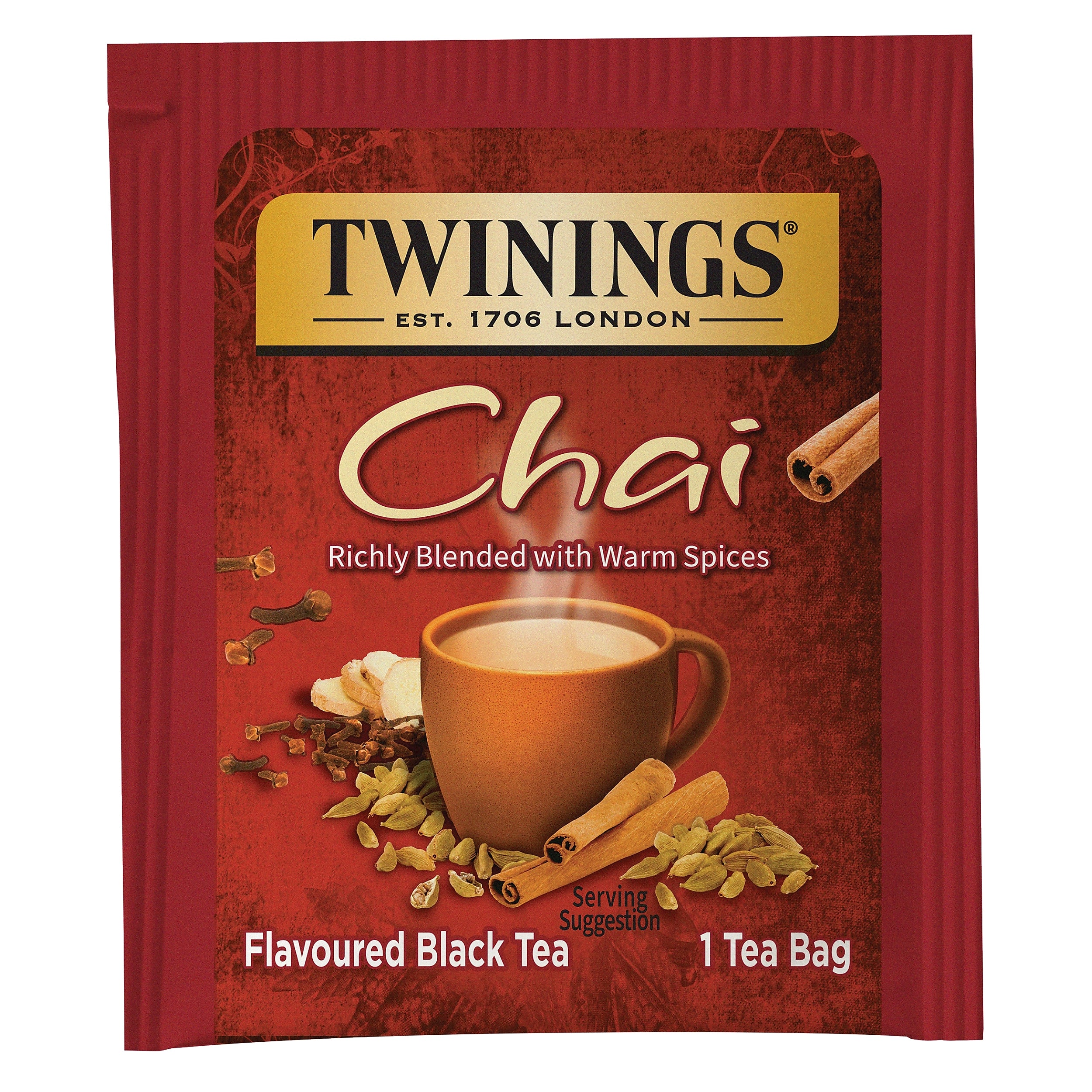 Twinings Chai Tea Bags, 25/Box