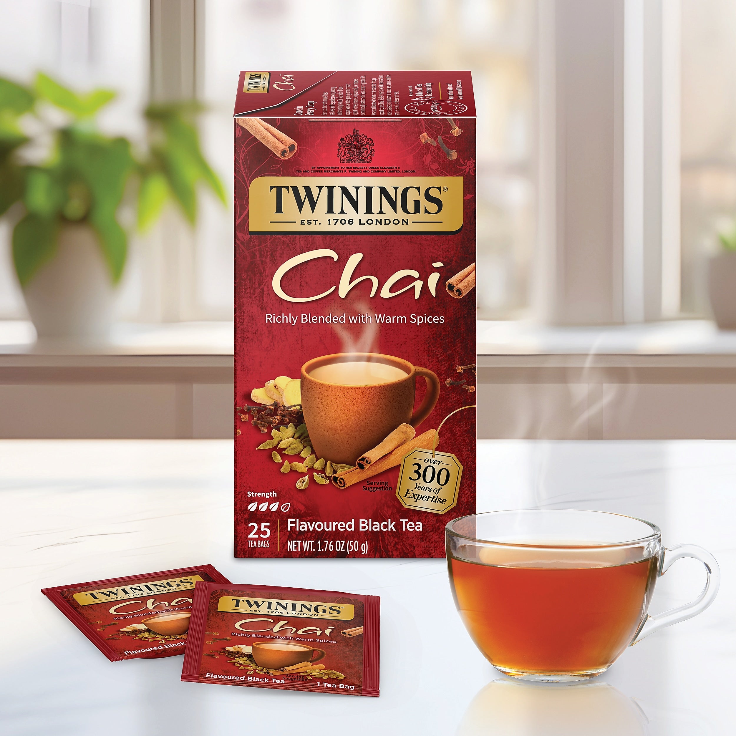 Twinings Chai Tea Bags, 25/Box