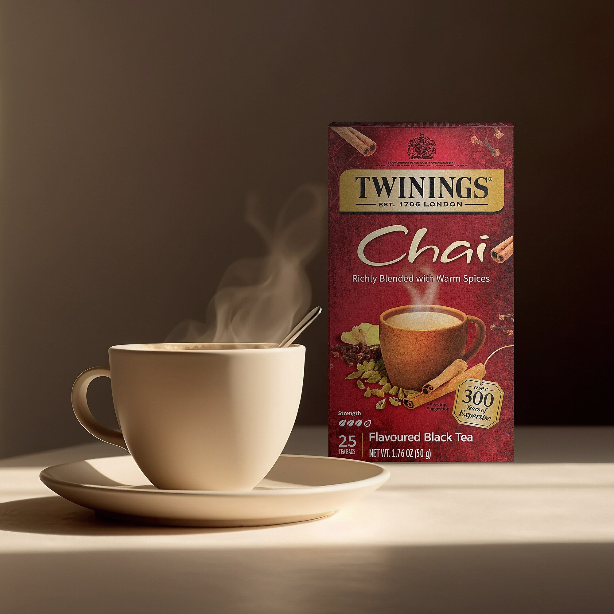 Twinings Chai Tea Bags, 25/Box