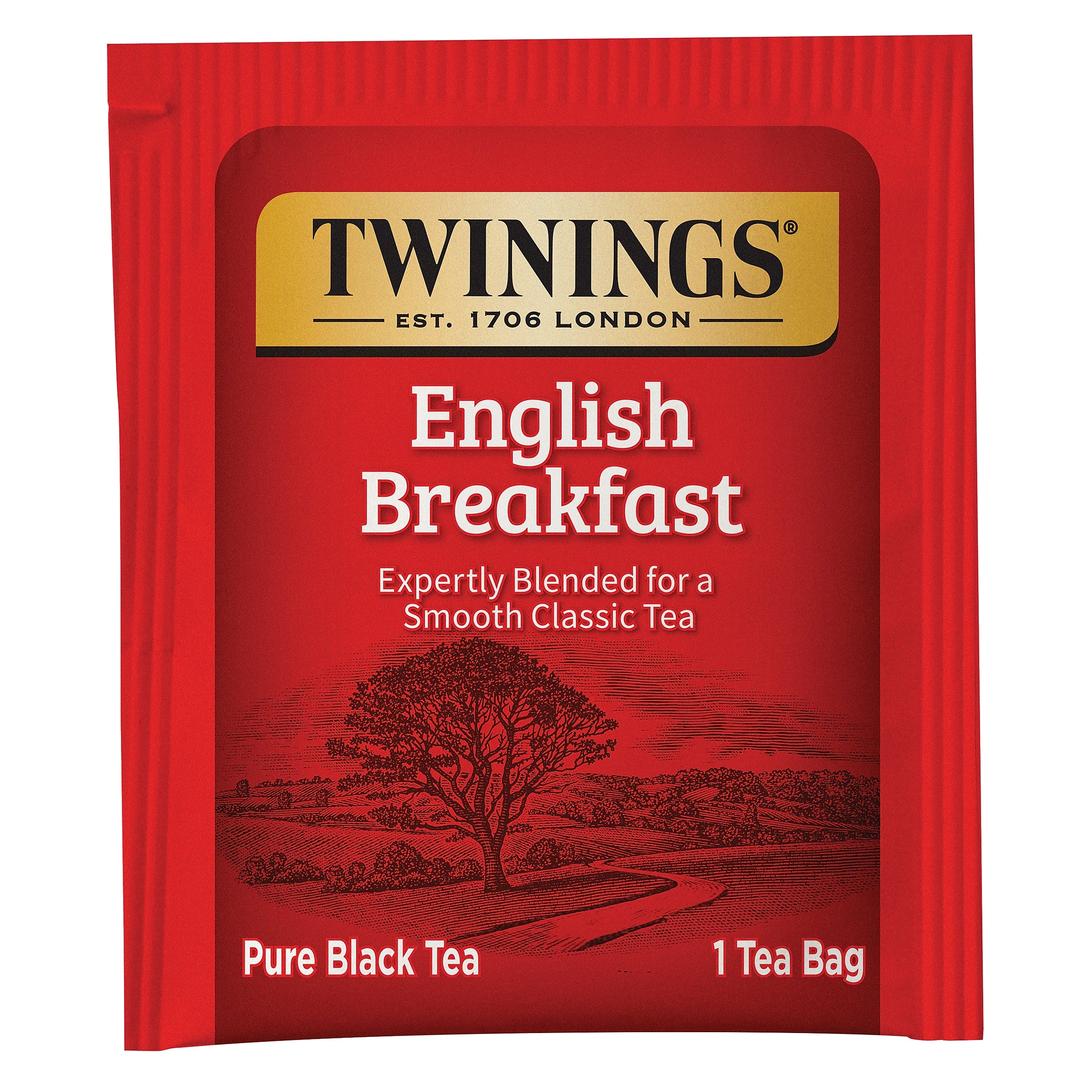Twinings English Breakfast Tea Bags, 25/Box