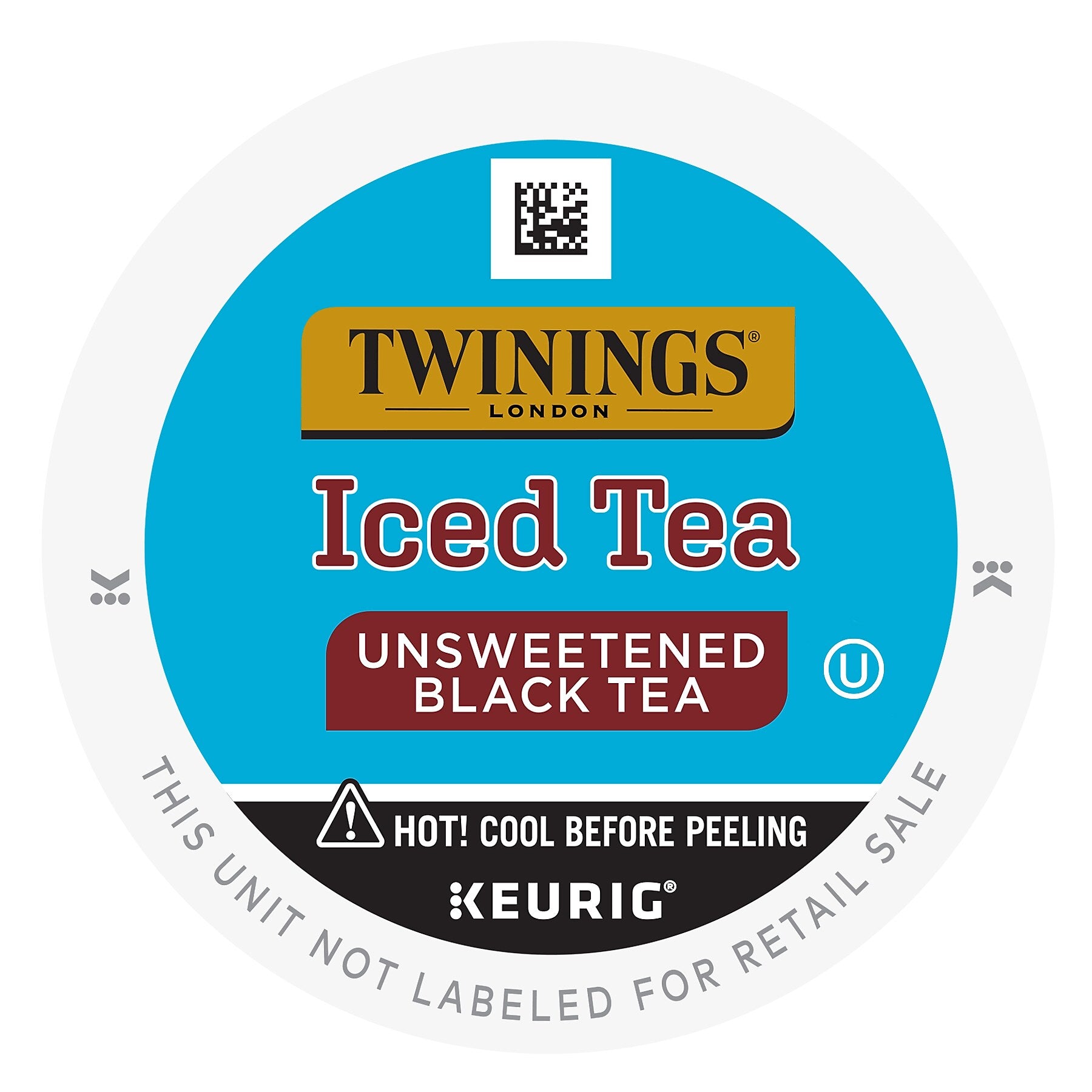 Twinings Iced Unsweetened Black Tea, Keurig® K-Cup® Pods, 24/Box