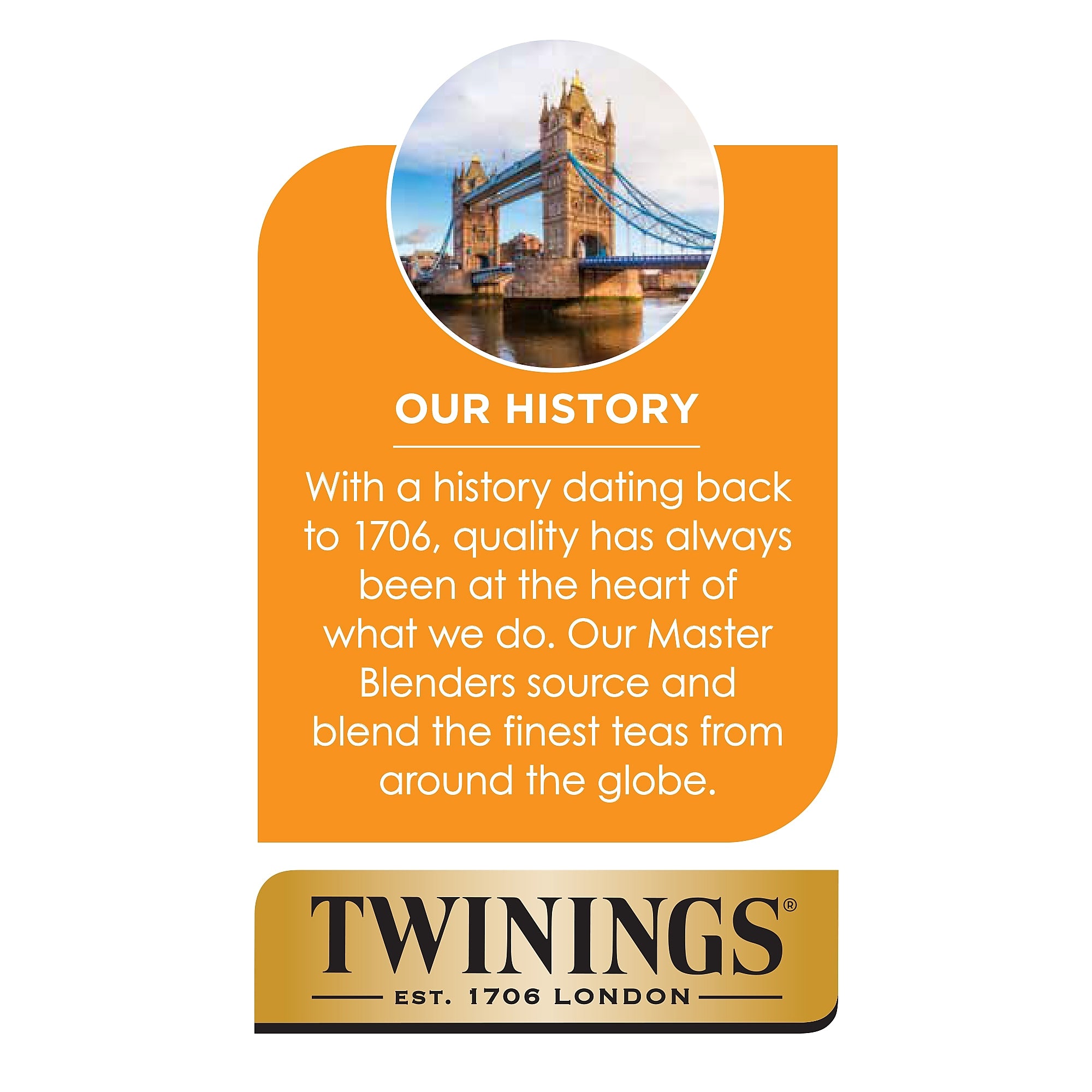 Twinings Lemon & Ginger Herbal Tea Bags, 25/Box