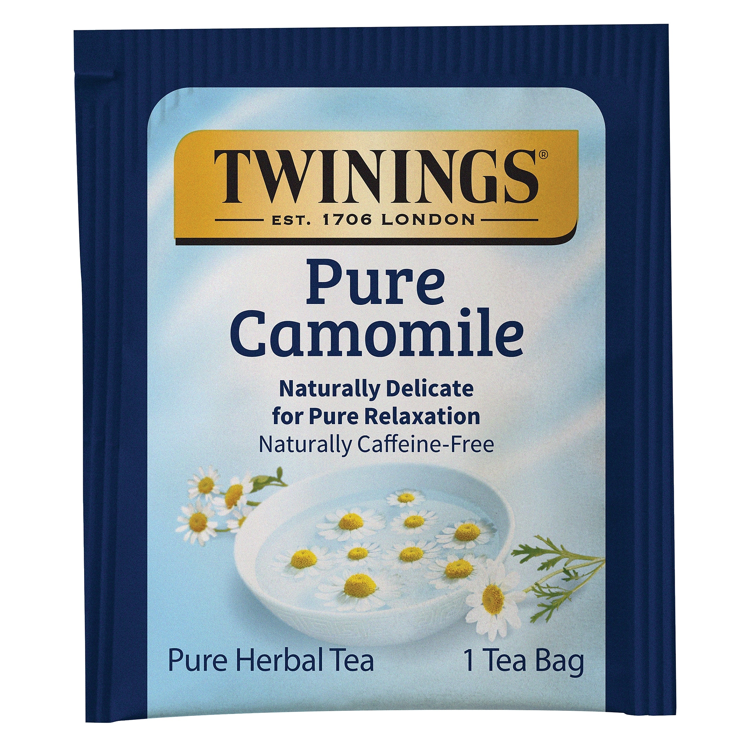 Twinings Pure Camomile Herbal Tea Bags, 25/Box