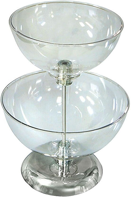 Two-Tier 10" & 12" Bowl Counter Display