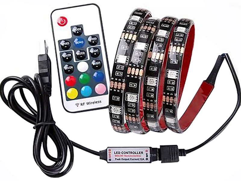 TygerClaw LED Bias Lighting Kit for TV/Monitor, Black