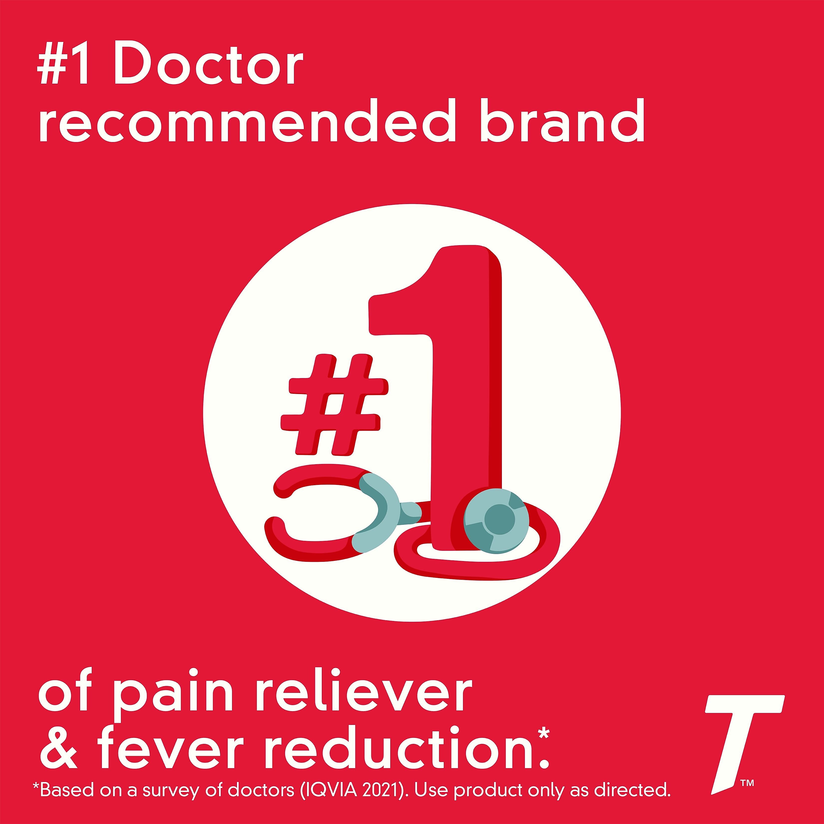 Tylenol Extra Strength Caplets, Fever Reducer and Pain Reliever, 500 mg, 50 Count, 2/Pack