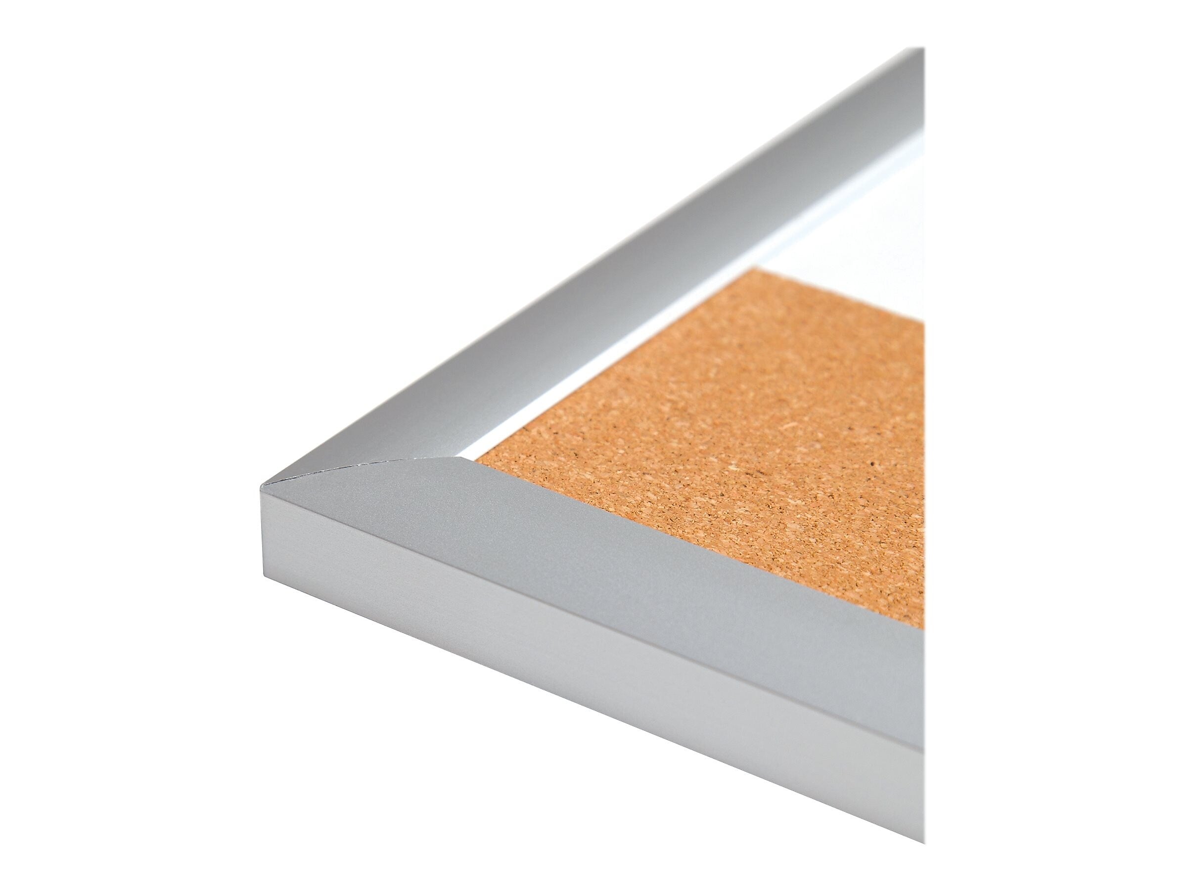 U Brands 4N1 Magnetic Cork & Dry-Erase Calendar Whiteboard, Aluminum Frame, 2' x 1.5'