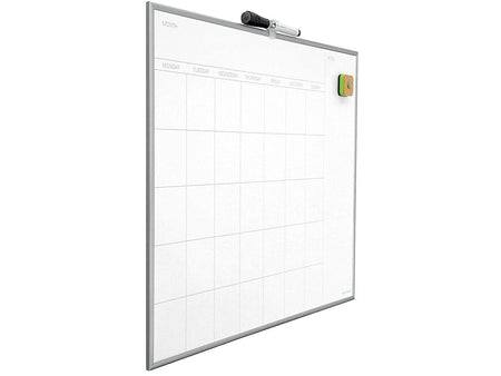 U Brands Magnetic Dry-Erase Whiteboard, Aluminum Frame, 2' x 1'