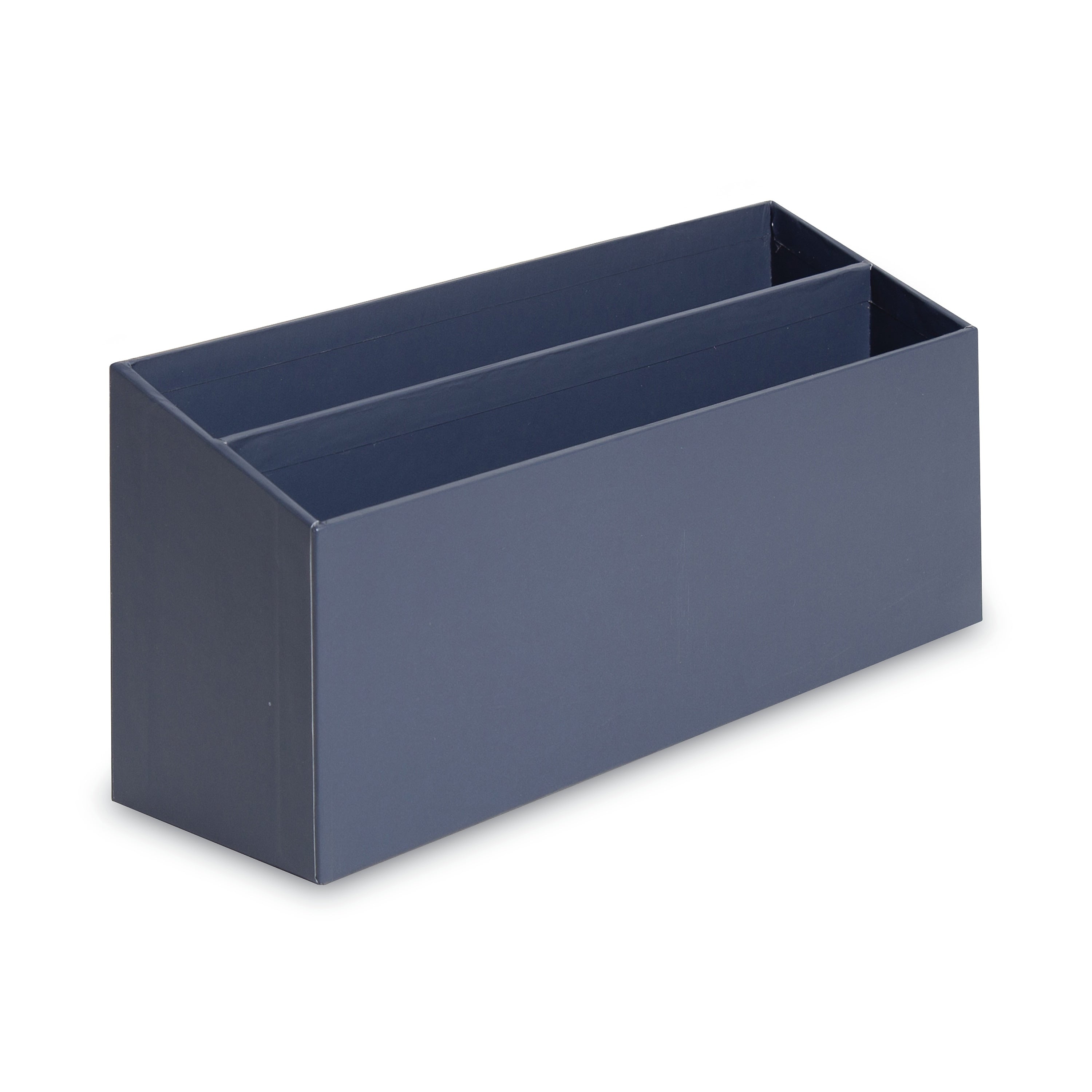 U Brands Paperboard Desk Organization Set, Solid Navy