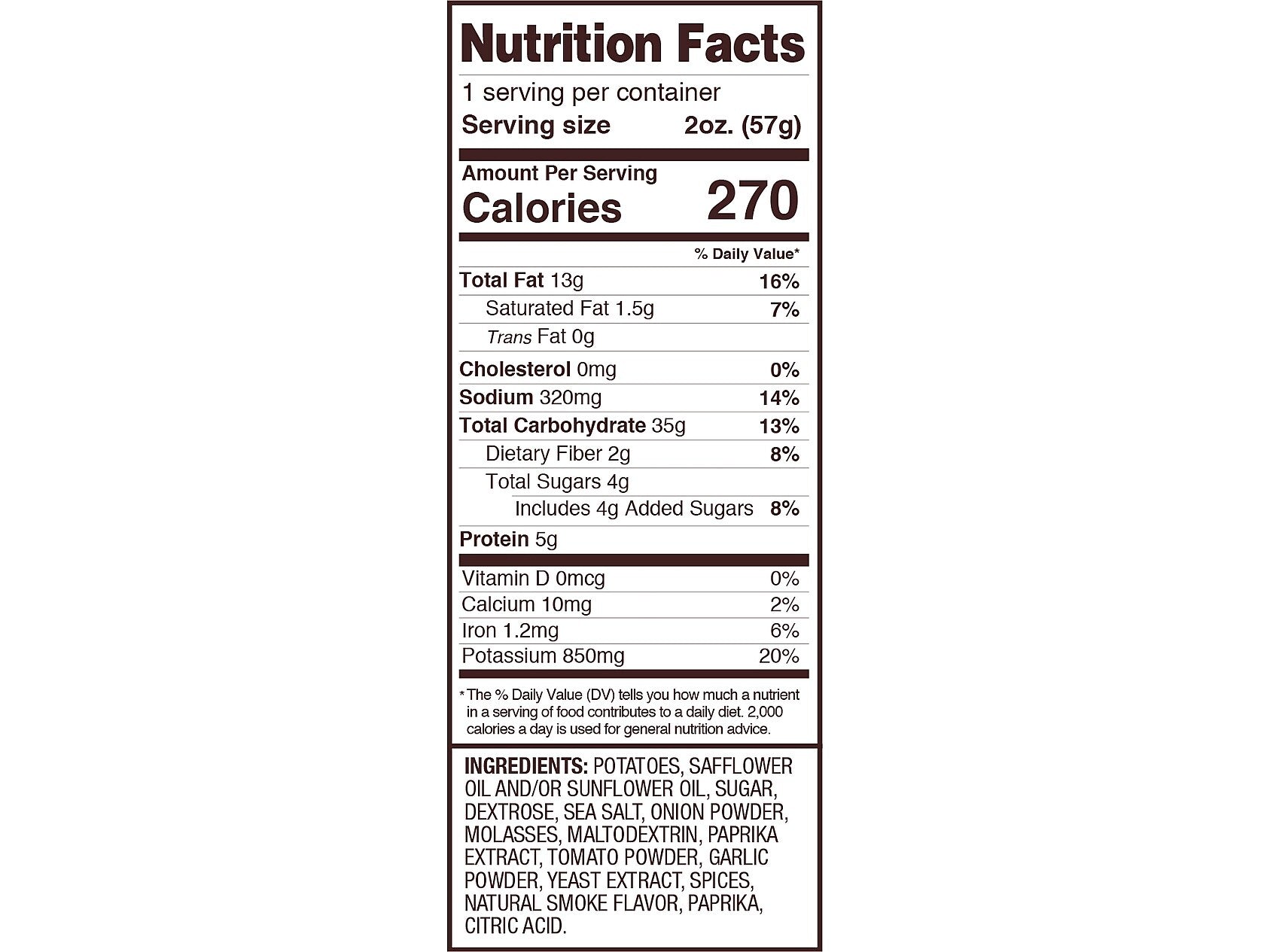Uglies Gluten-Free Barbecue Kettle Potato Chips, 2 oz., 24 Bags/Carton
