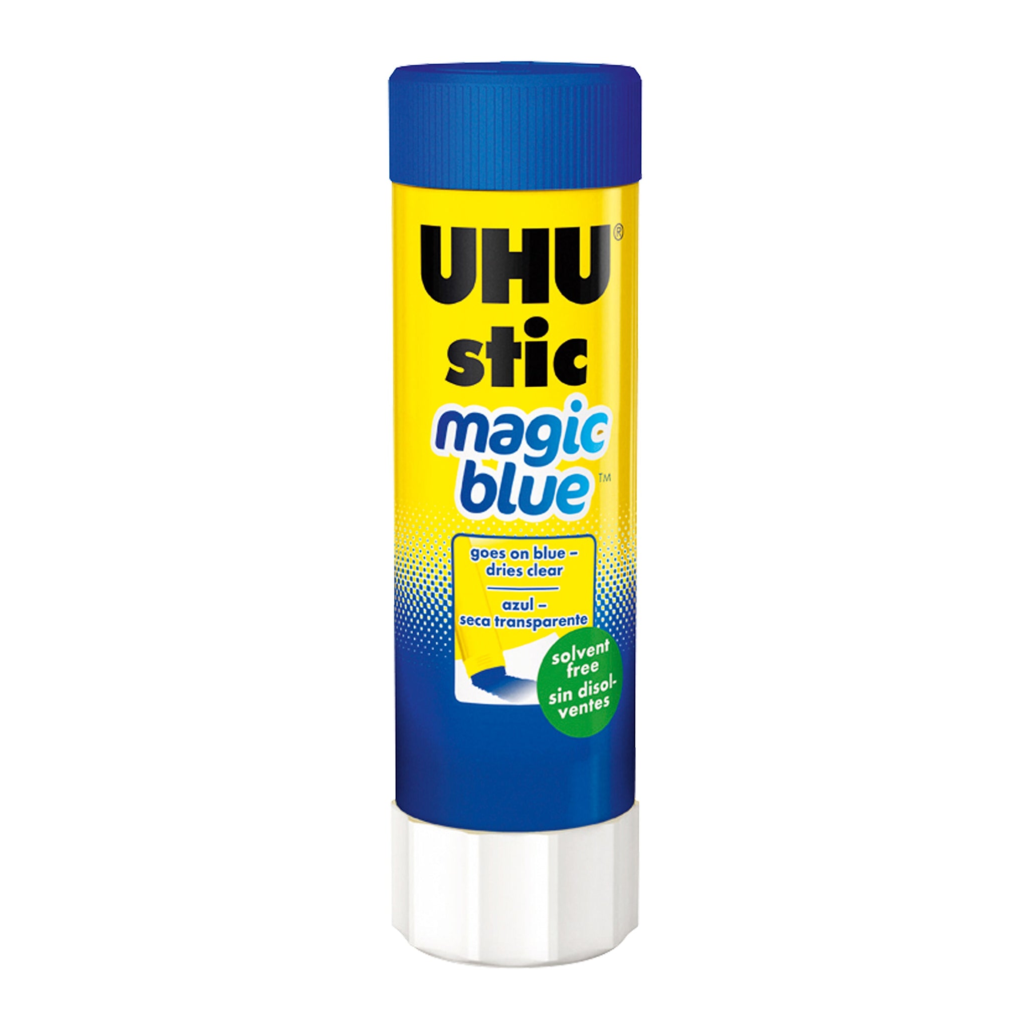 UHU Washable Glue Sticks, 1.41 oz., Blue