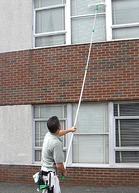 Unger 13' Telescoping Extension Pole, Aluminum, Silver