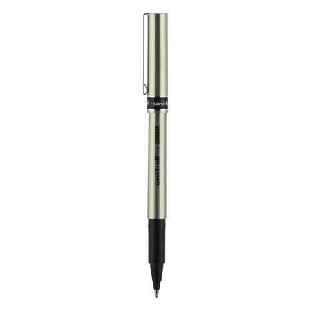 uni-ball Deluxe Rollerball Pens, Fine Point, Black Ink, 12/Pack