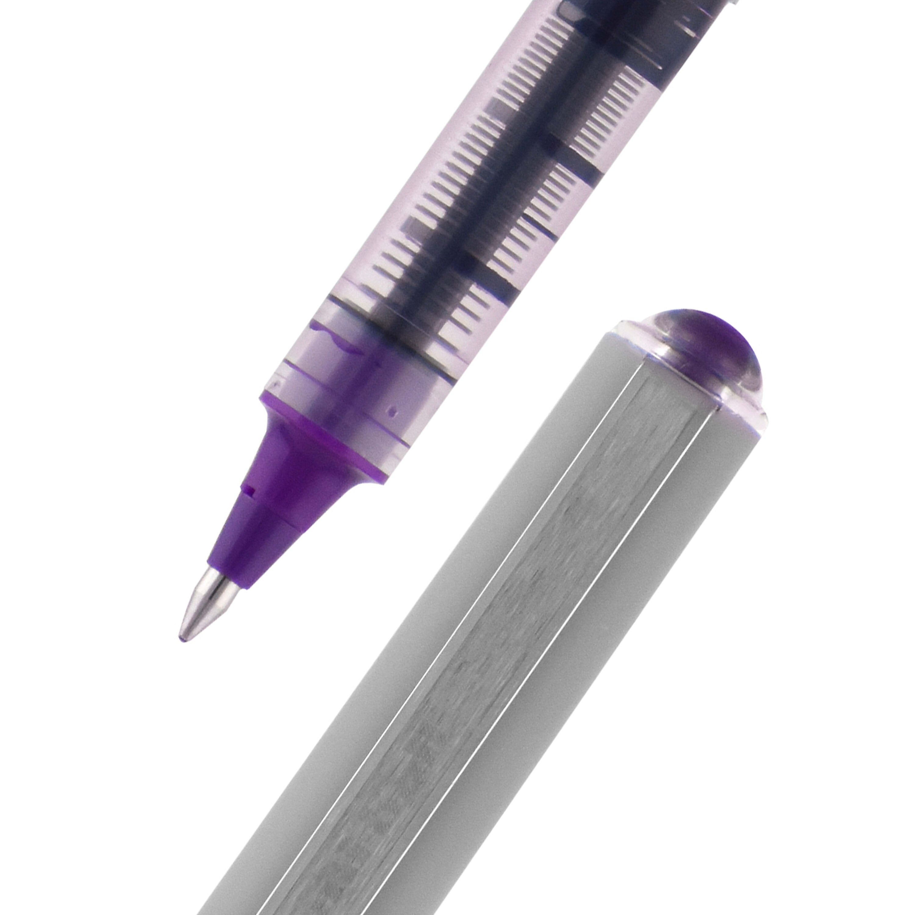 uni-ball Vision Designer Rollerball Pens, 0.7mm, Fine Point, Assorted Ink, 12/Pack