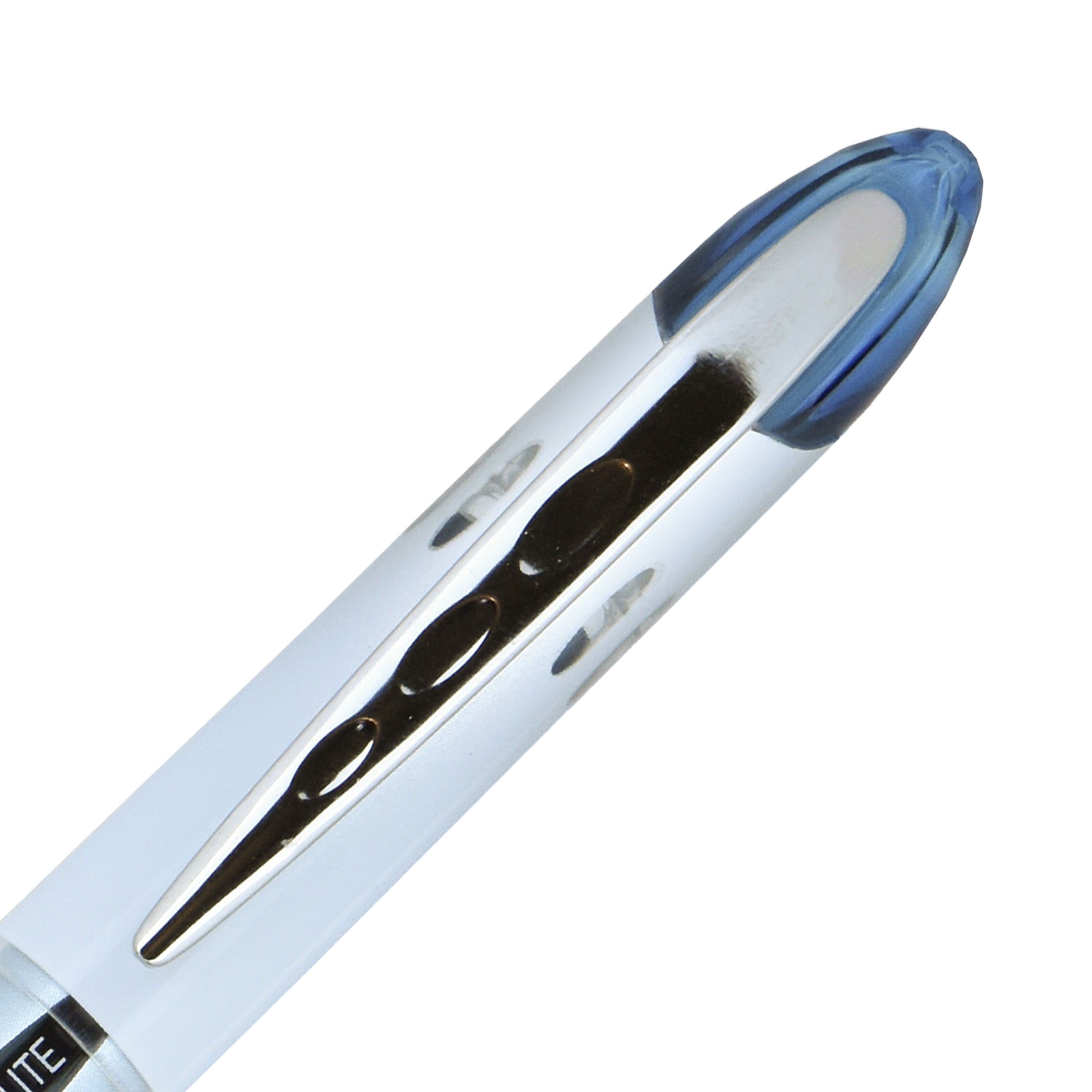 uni-ball Vision Elite Rollerball Pens, Bold Point, Blue/Black Ink, 4/Pack