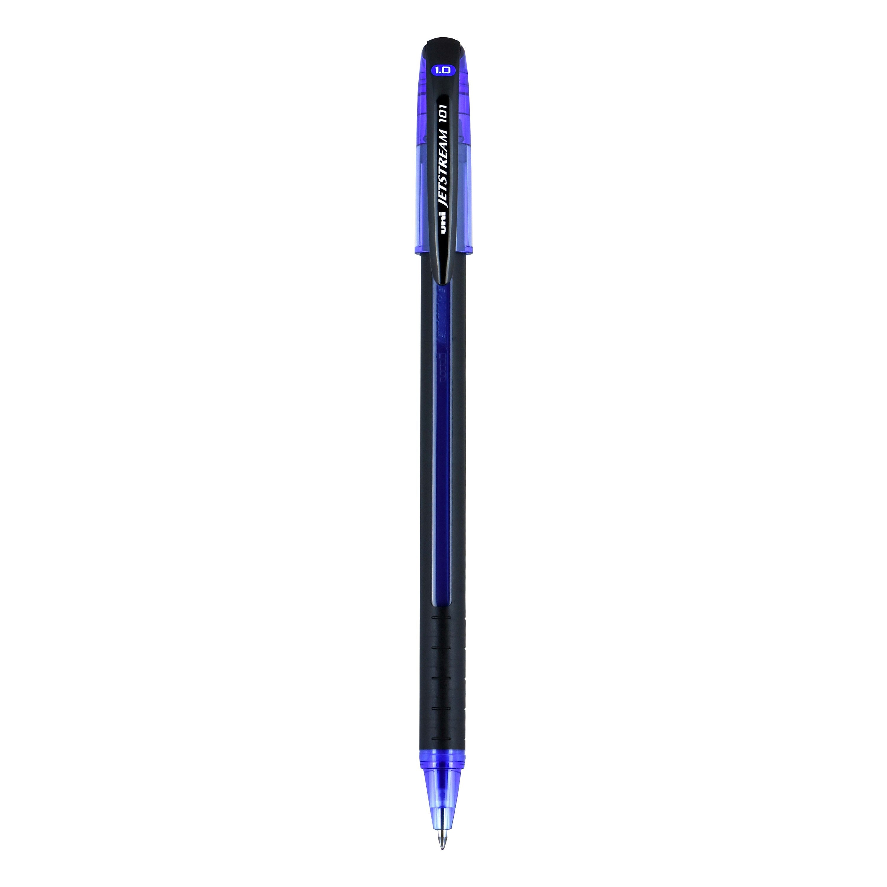 uni Jetstream 101 Ballpoint Pen, Medium Point, 1.0mm, Blue Ink, Dozen