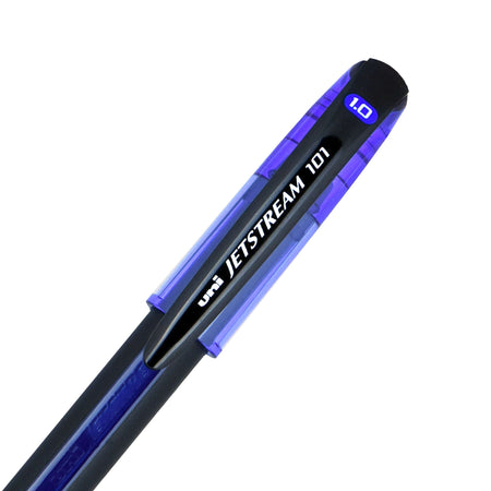 uni Jetstream 101 Ballpoint Pen, Medium Point, 1.0mm, Blue Ink, Dozen