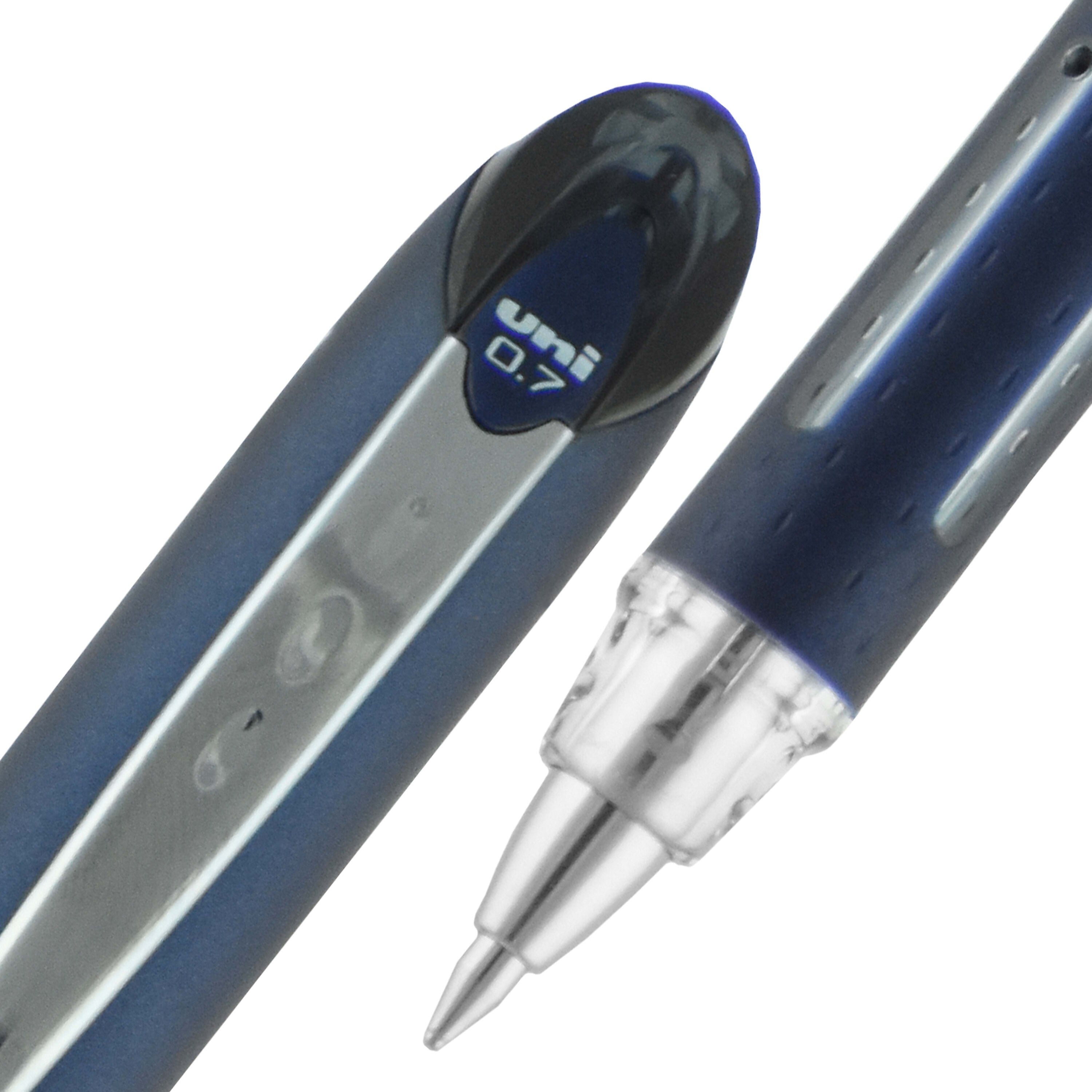 uni Jetstream Ballpoint Pen, Fine Point, 0.7mm, Black Ink, Dozen