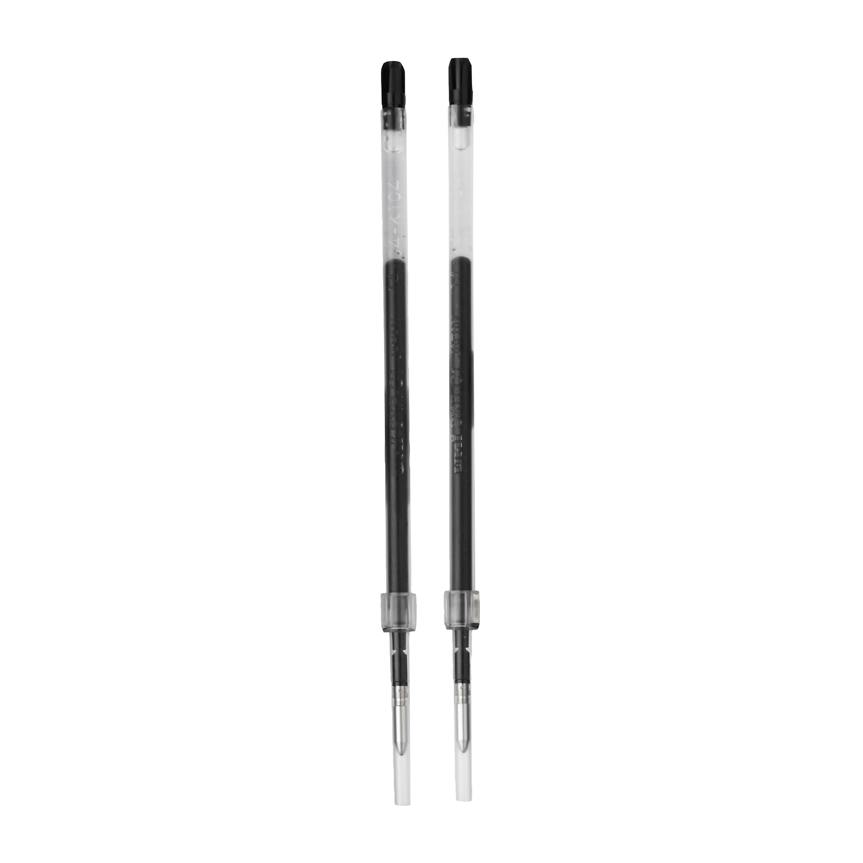 uni Jetstream RT Ballpoint Pen Refills, Medium Point, 1.0mm, Black Ink, 2/Pack