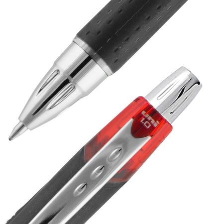 uni Jetstream RT Retractable Ballpoint Pen, Medium Point, 1.0mm, Red Ink, Dozen