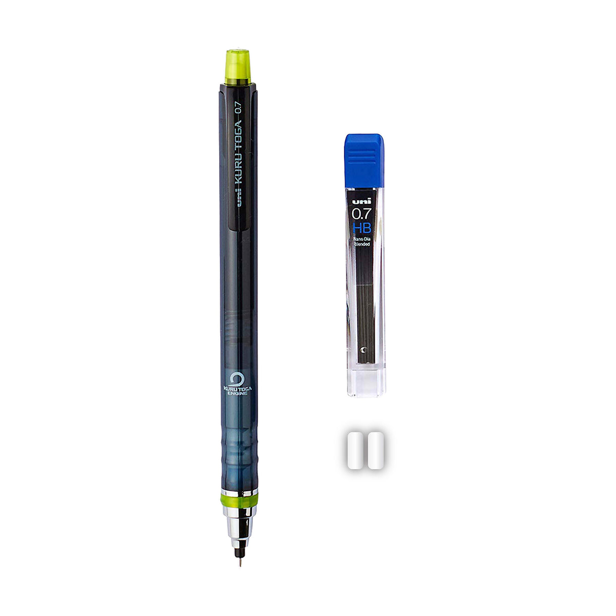 uni Kuru Toga Mechanical Pencil, 0.7mm, #2 Medium Lead