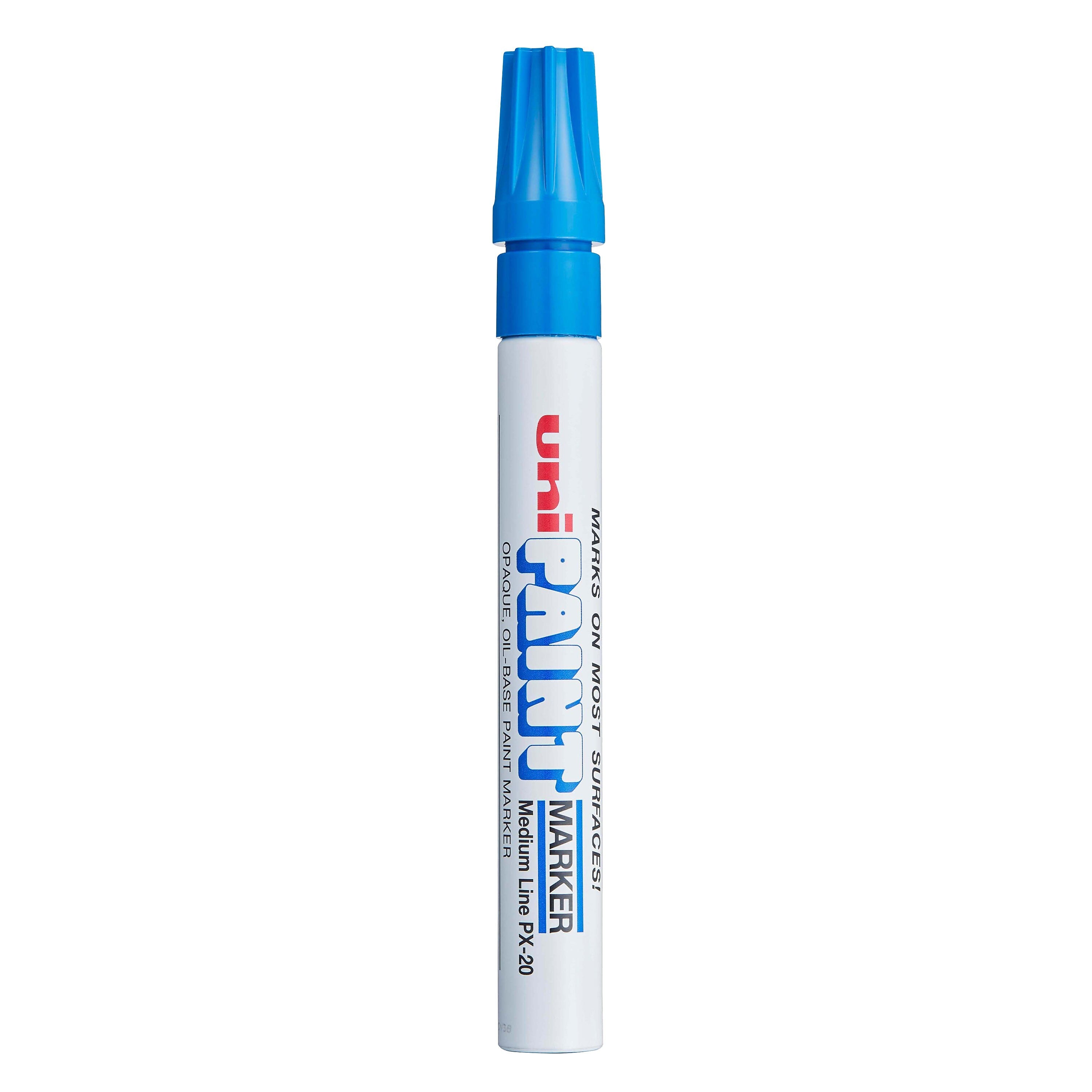 uni PAINT PX-20 Oil-Based Marker, Medium Tip, Blue