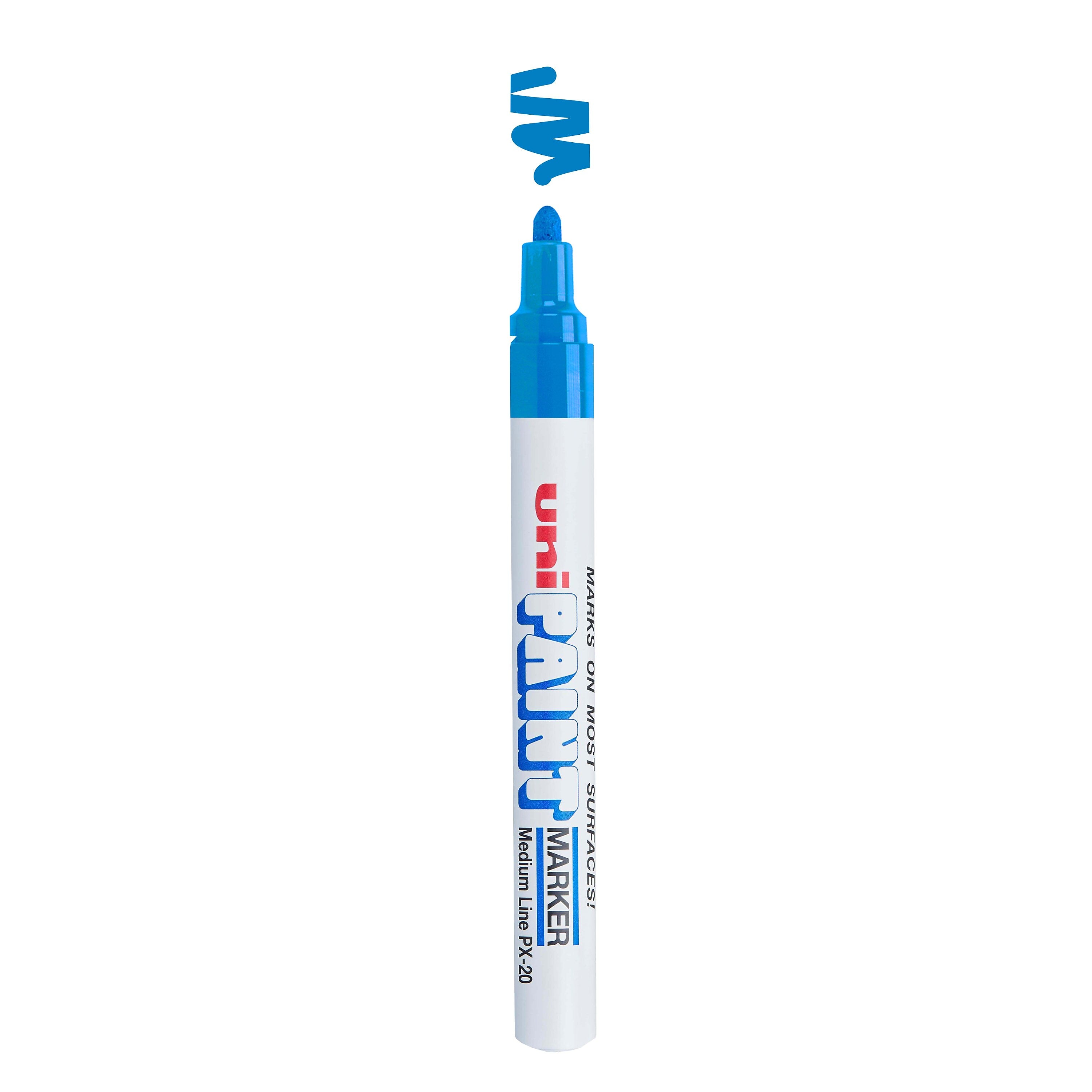 uni PAINT PX-20 Oil-Based Marker, Medium Tip, Blue