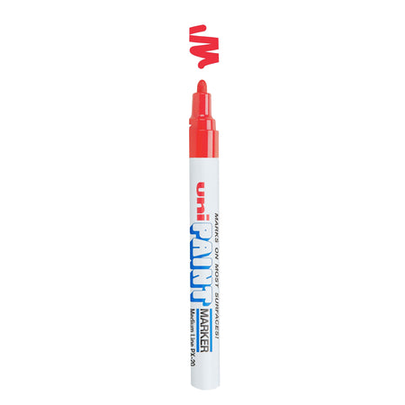 uni PAINT PX-20 Oil-Based Marker, Medium Tip, Red