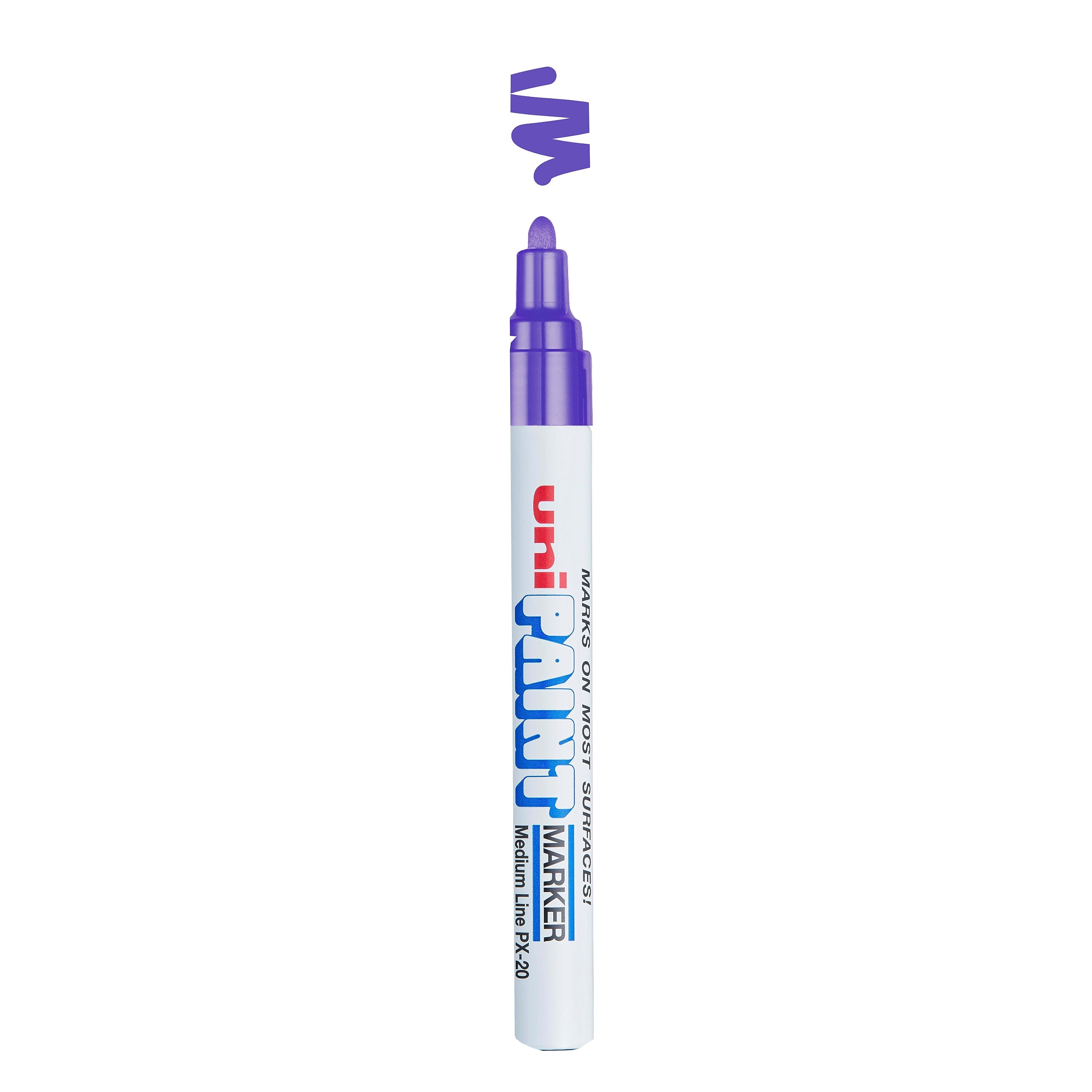 uni PAINT PX-20 Oil-Based Marker, Medium Tip, Violet