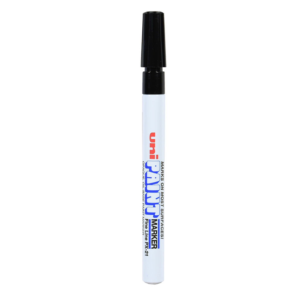 uni PAINT PX-21 Oil-Based Paint Marker, Fine Line, Black