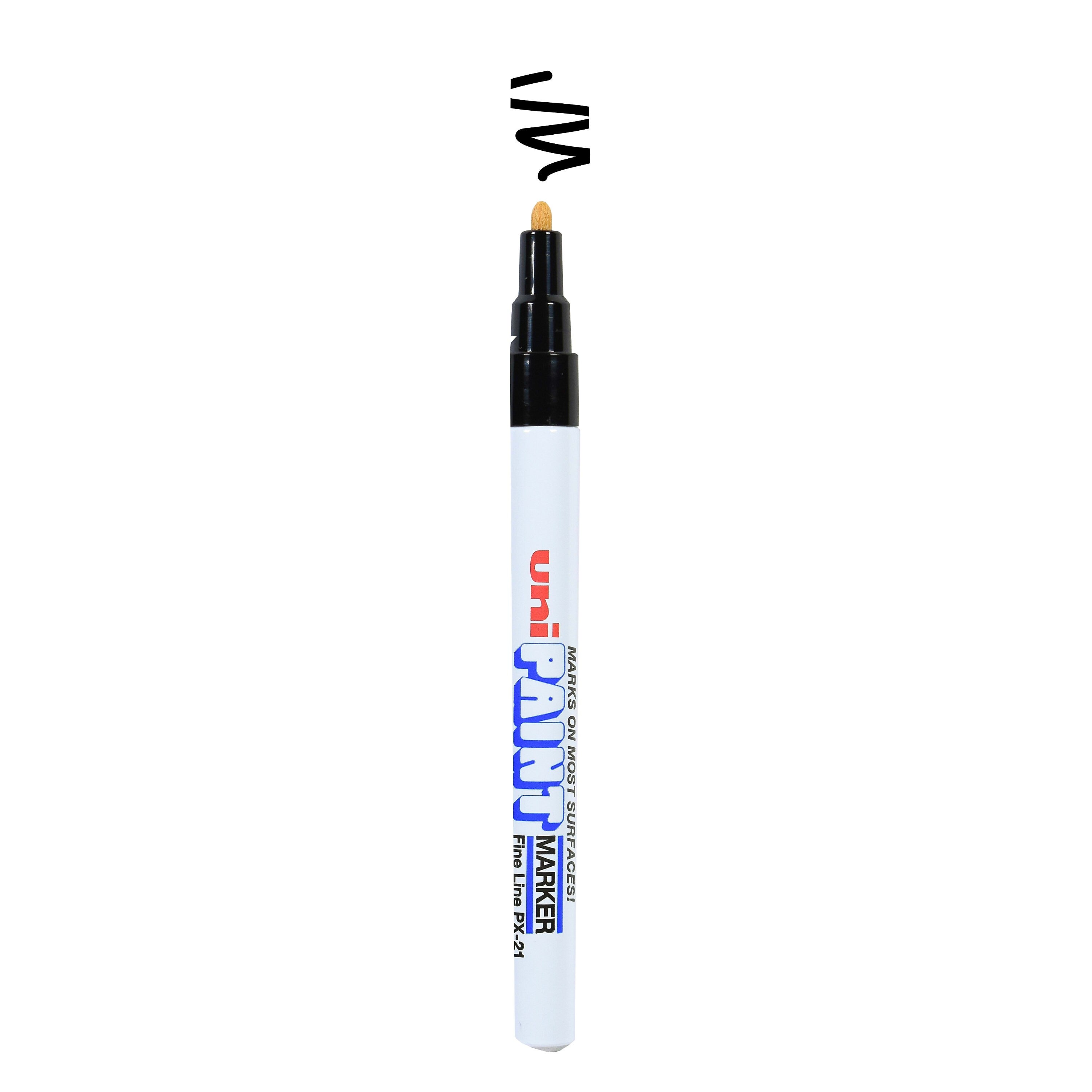 uni PAINT PX-21 Oil-Based Paint Marker, Fine Line, Black