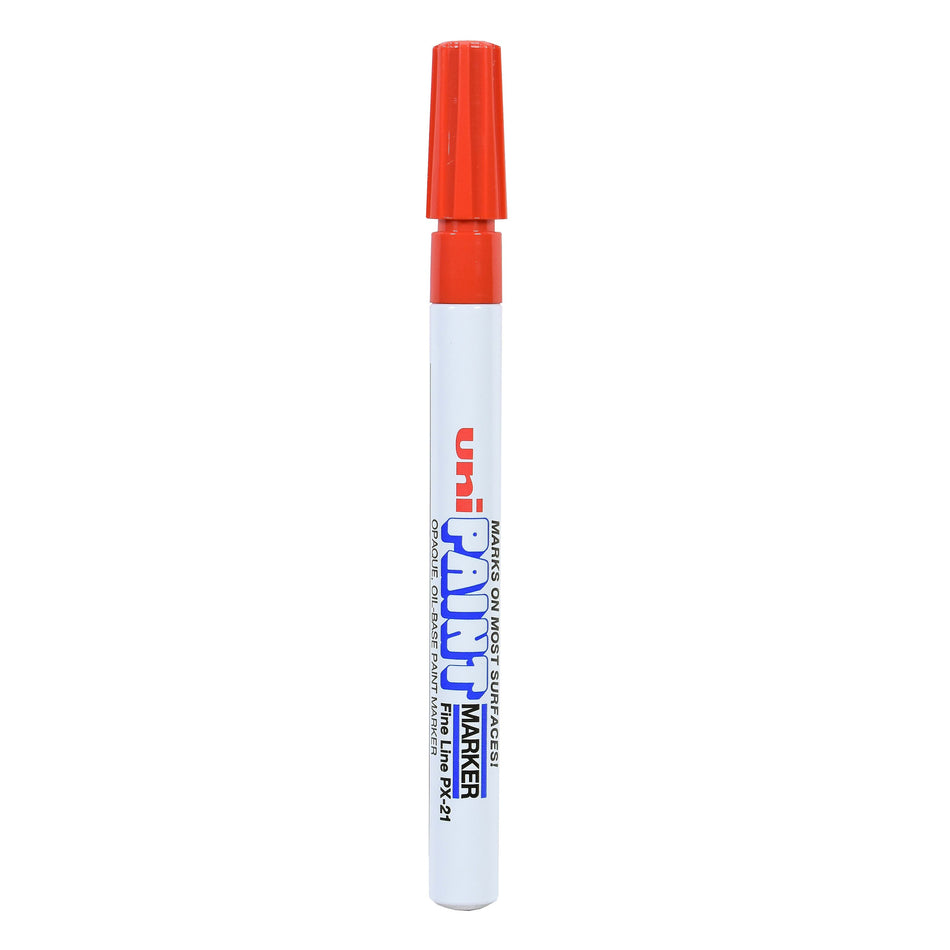 uni PAINT PX-21 Oil-Based Paint Marker, Fine Line, Red