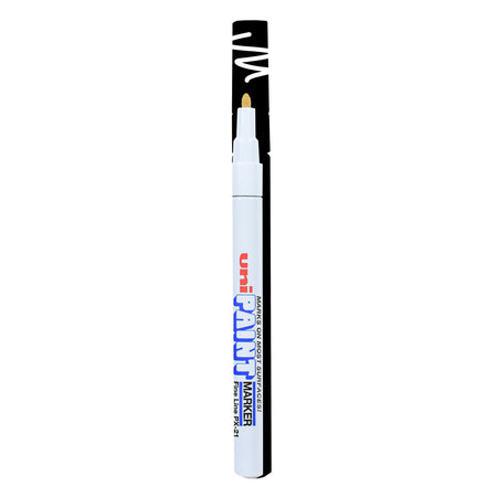 uni PAINT PX-21 Oil-Based Paint Marker, Fine Line, White