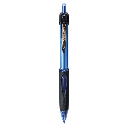 uni Power Tank RT Ballpoint Pens, Medium Point, 1.0mm, Blue Ink, 12/Pack