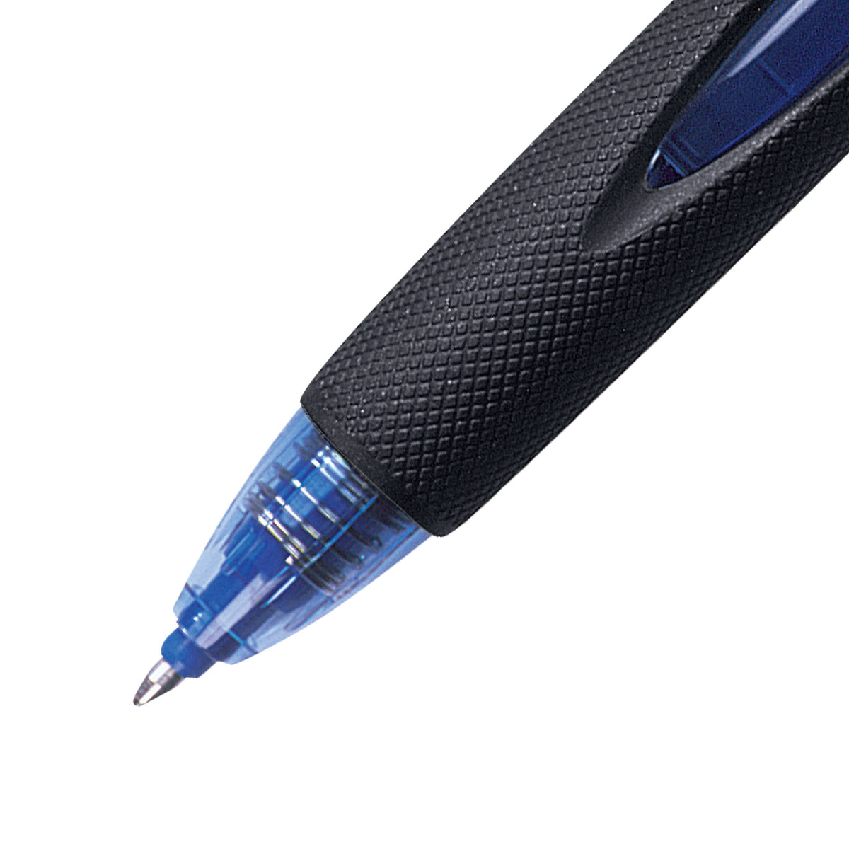 uni Power Tank RT Ballpoint Pens, Medium Point, 1.0mm, Blue Ink, 12/Pack