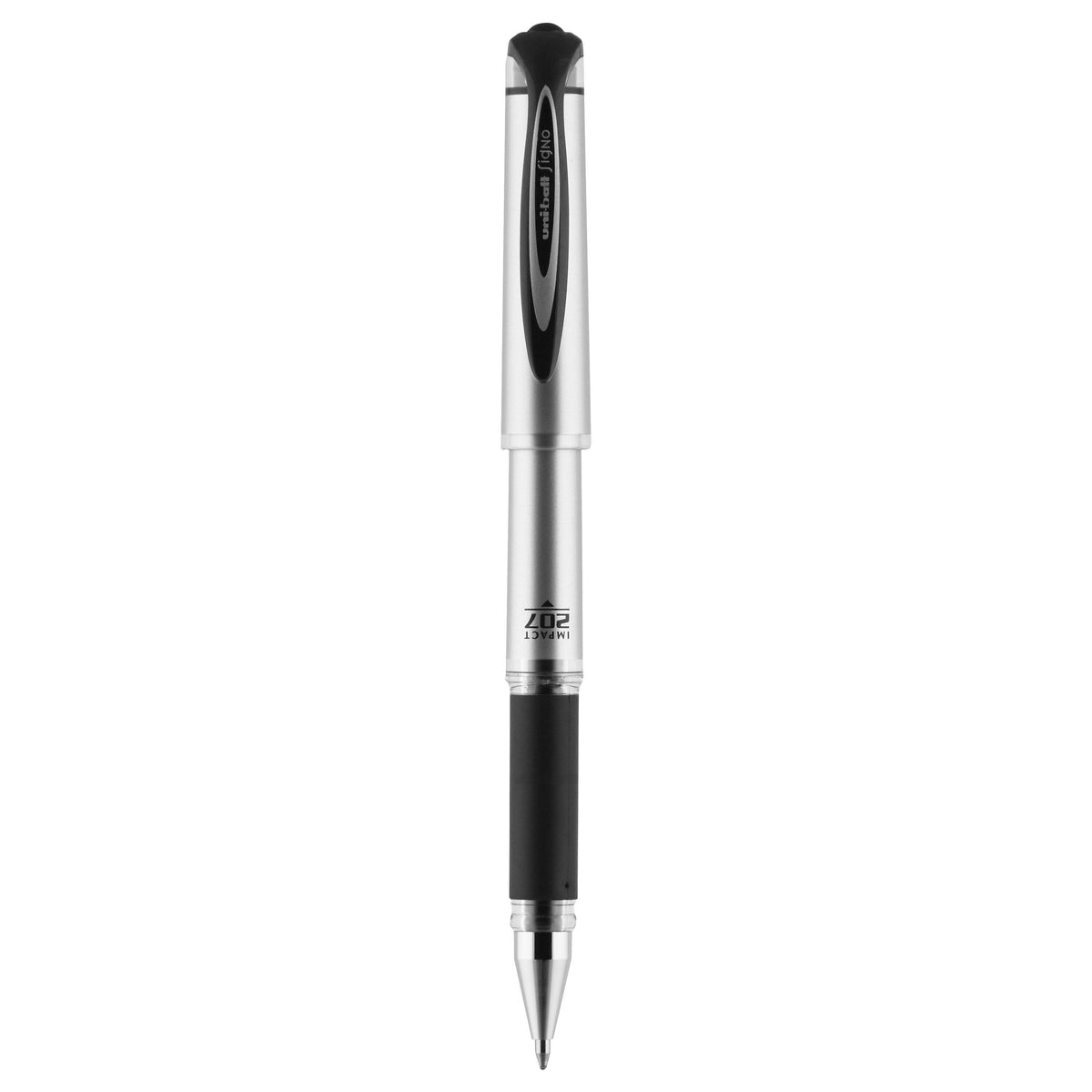 uniball 207 Impact Gel Pens, Bold Point, 1.0mm, Black Ink