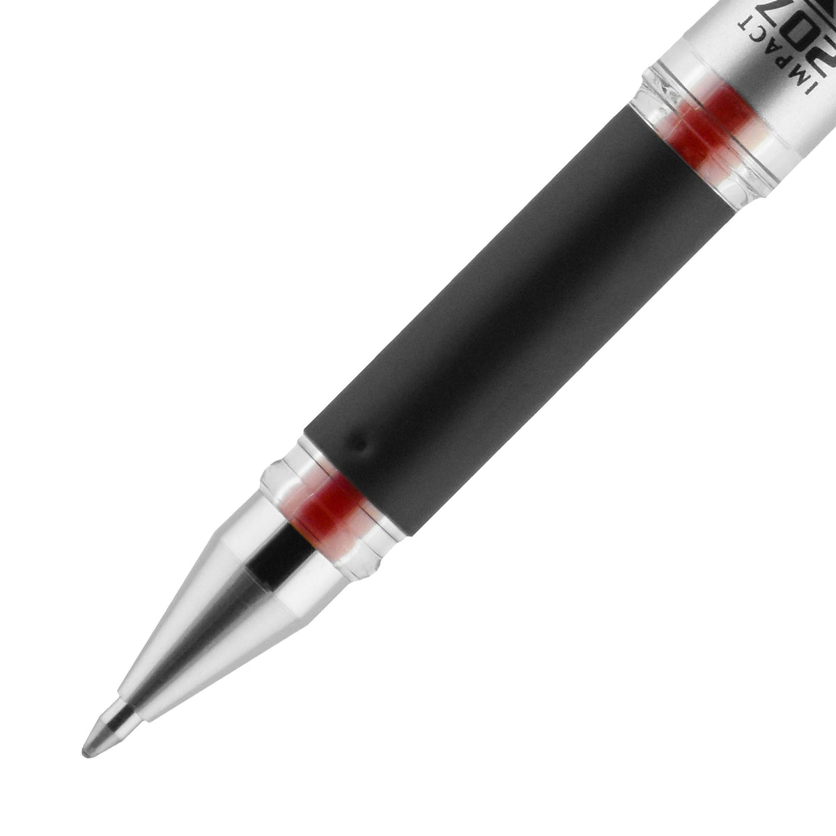 uniball 207 Impact Gel Pens, Bold Point, 1.0mm, Red Ink