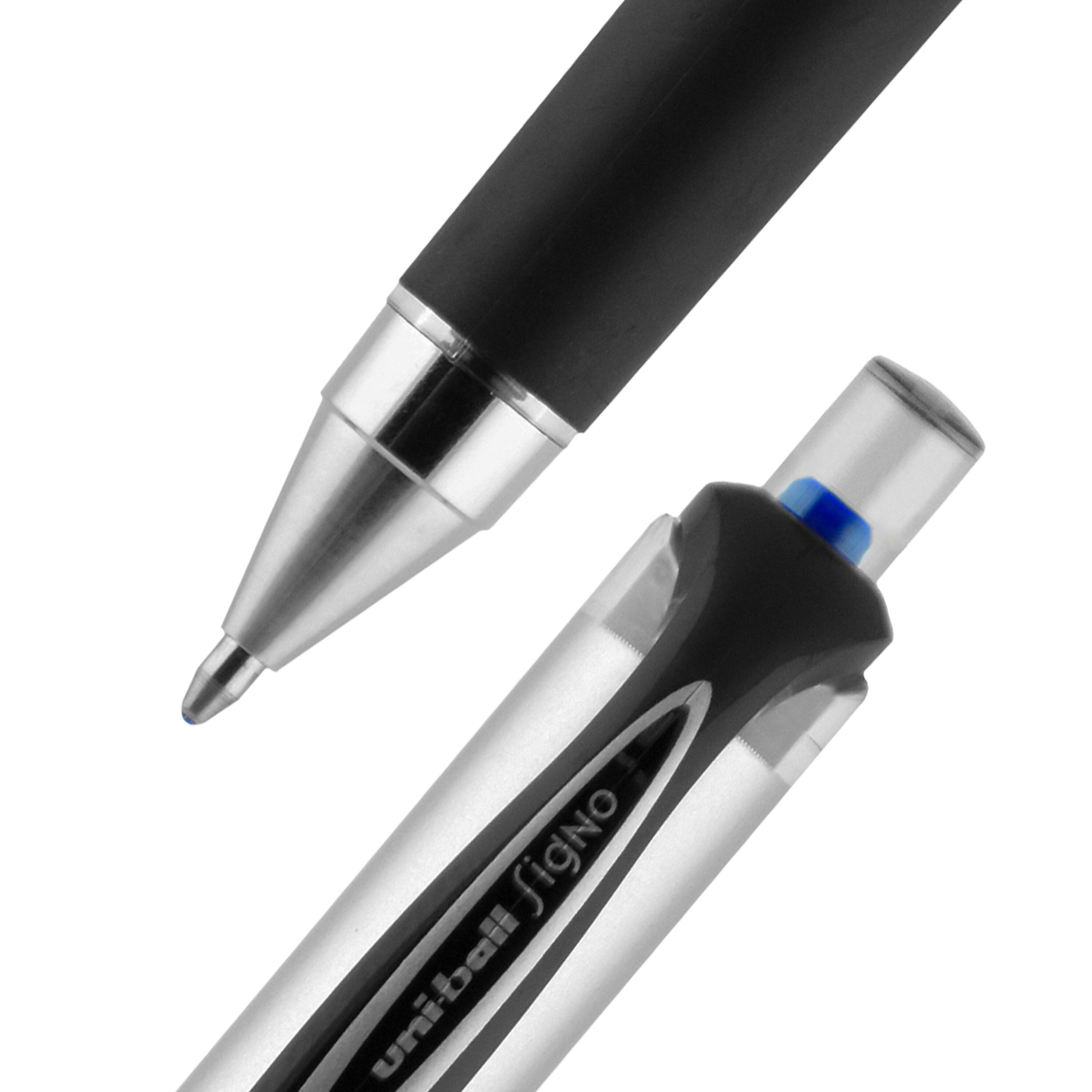 uniball 207 Impact Retractable Gel Pens, Bold Point, 1.0mm, Blue Ink